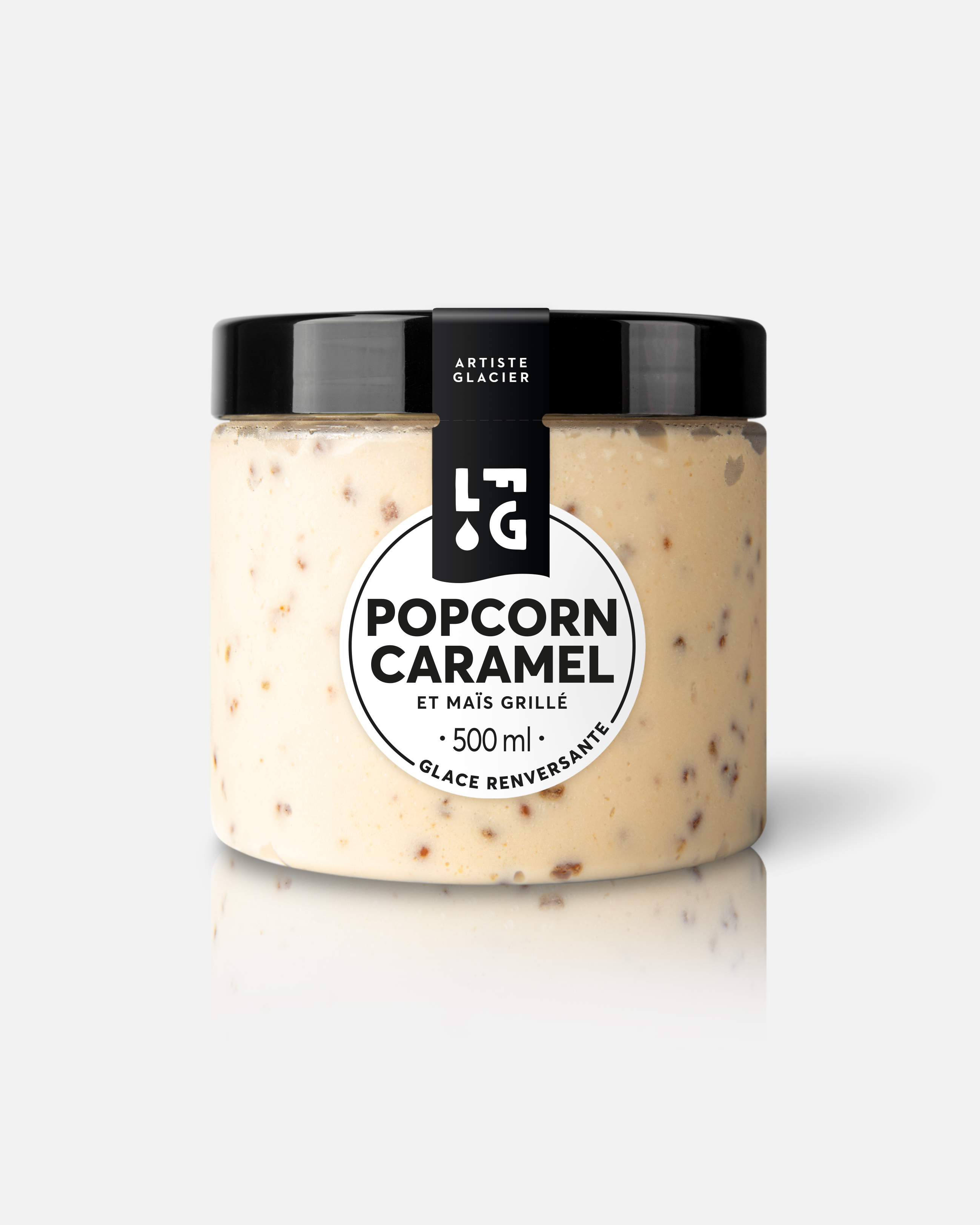 Glace Popcorn & Mais Grillé (500 mL)