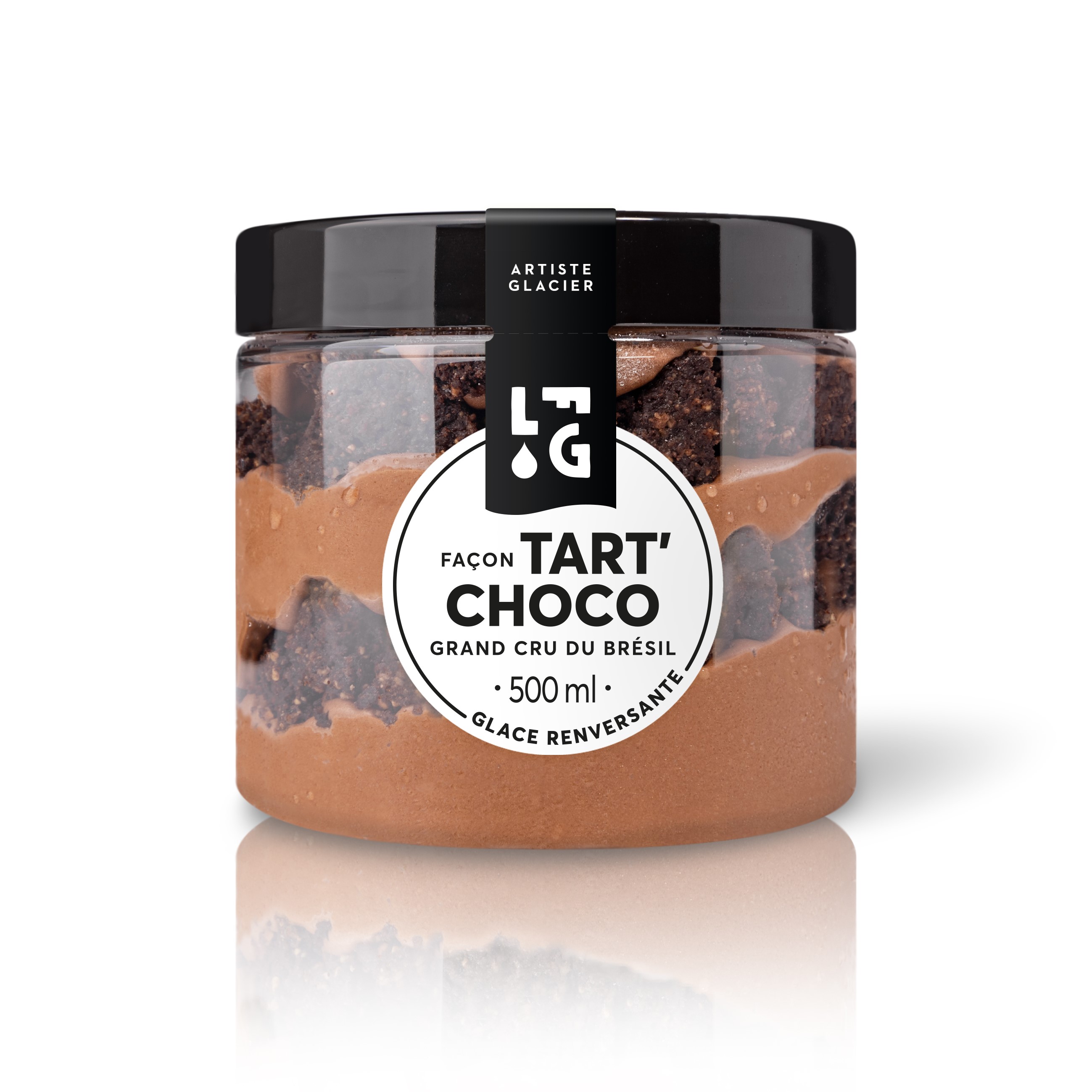 Glace Tarte Chocolat (500 mL) | Fou de Pâtisserie