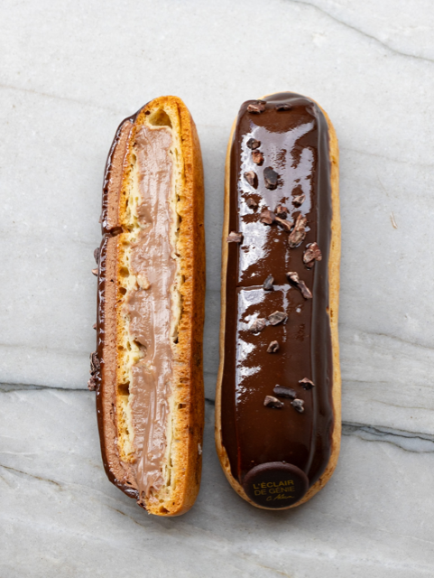 éclair double chocolat