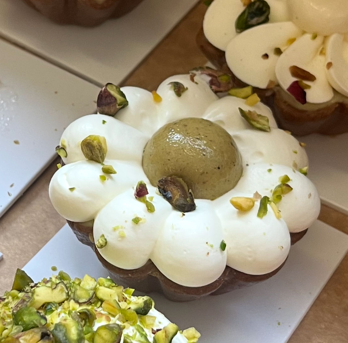 La Tarte pistache fleur d’oranger