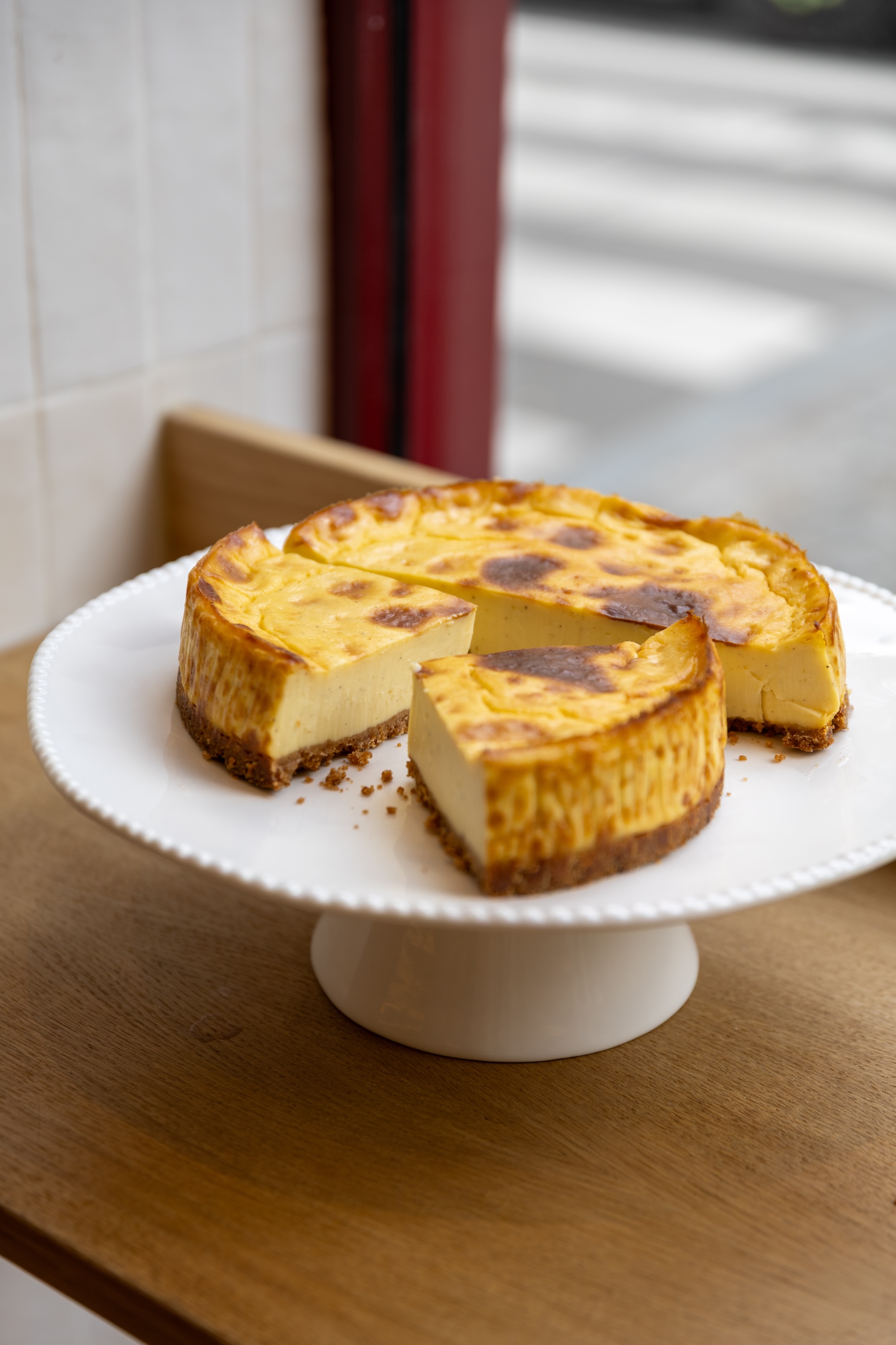 Flan entier Tranché