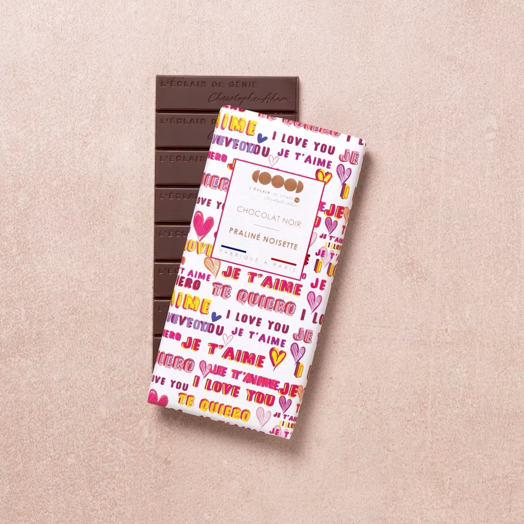 Chocolat Noir Praliné Noisette fourrée