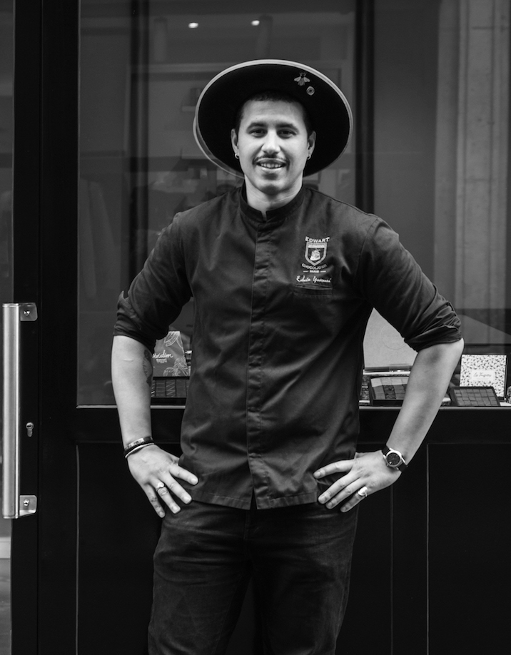 Edwin Yansané pour Edwart Chocolaterie