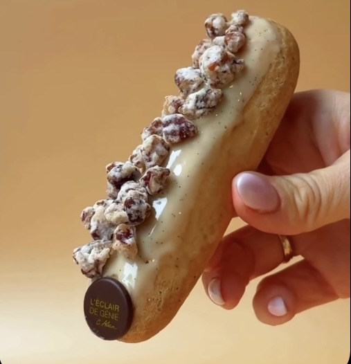 Eclair Vanille Noix de Pécan