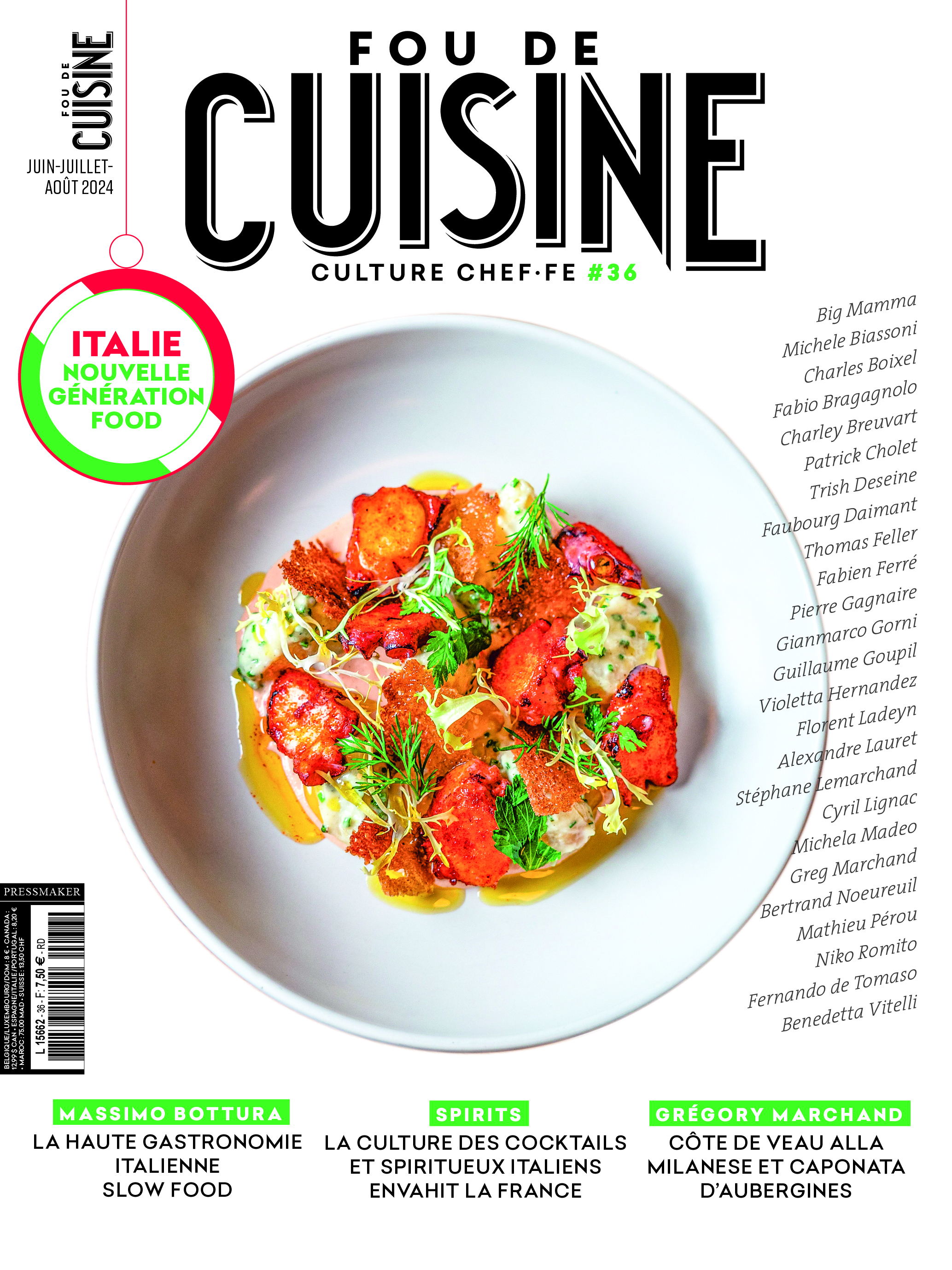 N°36 - Magazine Fou de cuisine (Juin/Juillet/Aout)