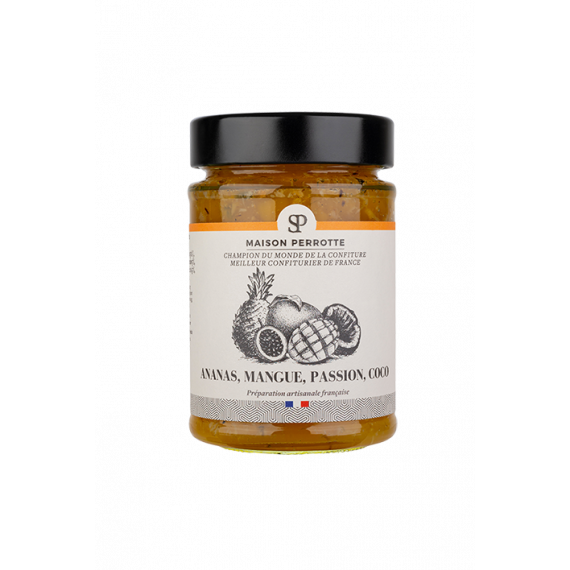 La Confiture Ananas mangue passion coco