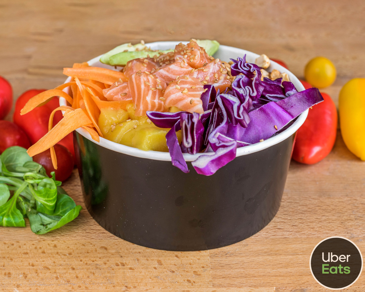 SALMON BOWL EAT POKE