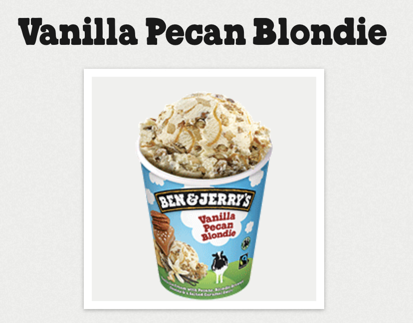 Ben et Jerry s pécan vanille 100ml