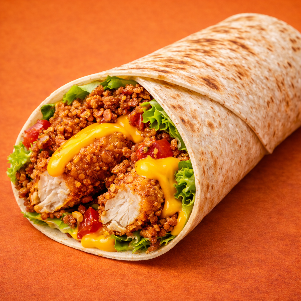 🌯WRAP TENDERS CHEDDAR 🌯