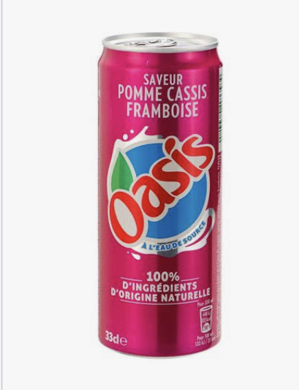 OASIS POMME CASSIS FRAMBOISE