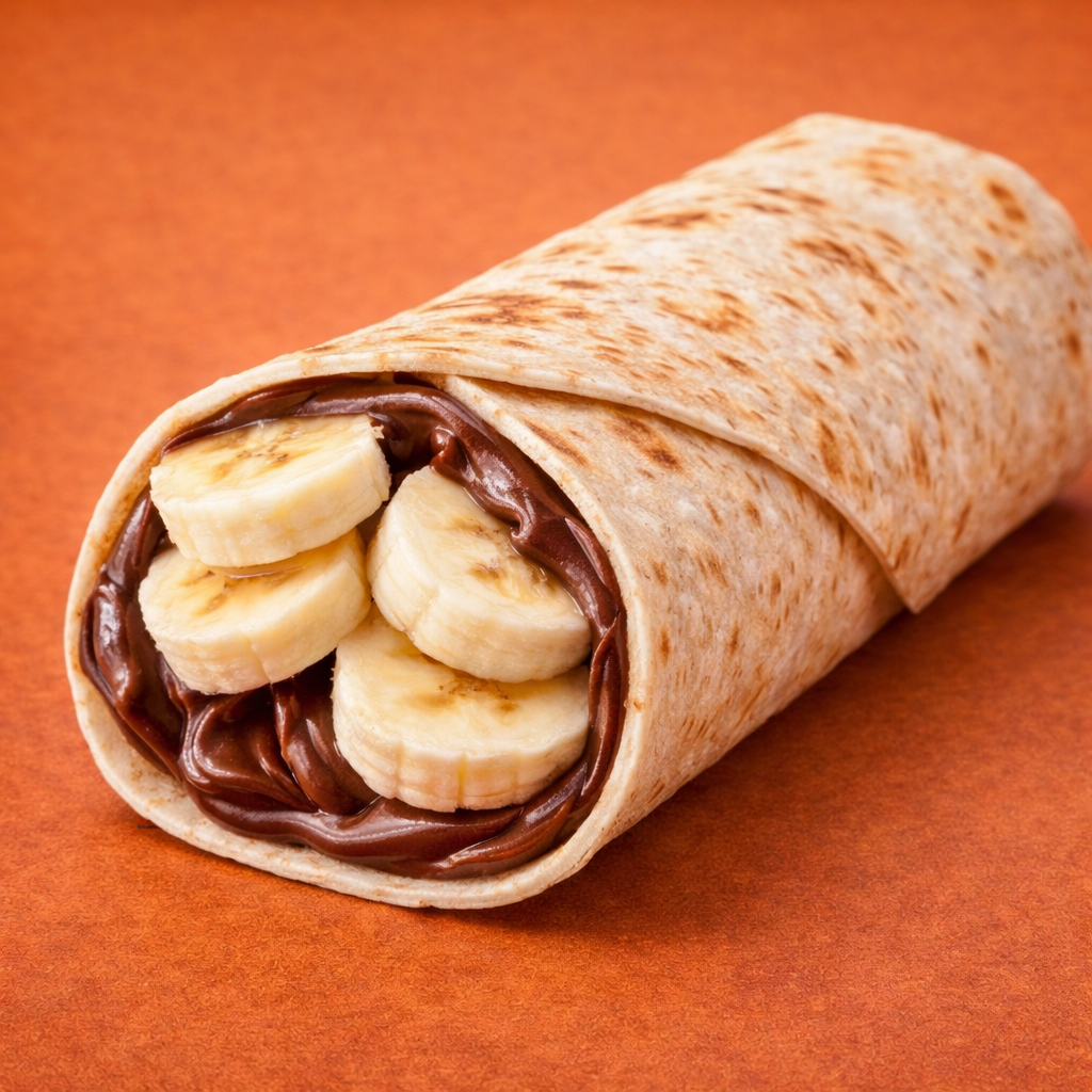 Mini wrap Nutella banane 🍌