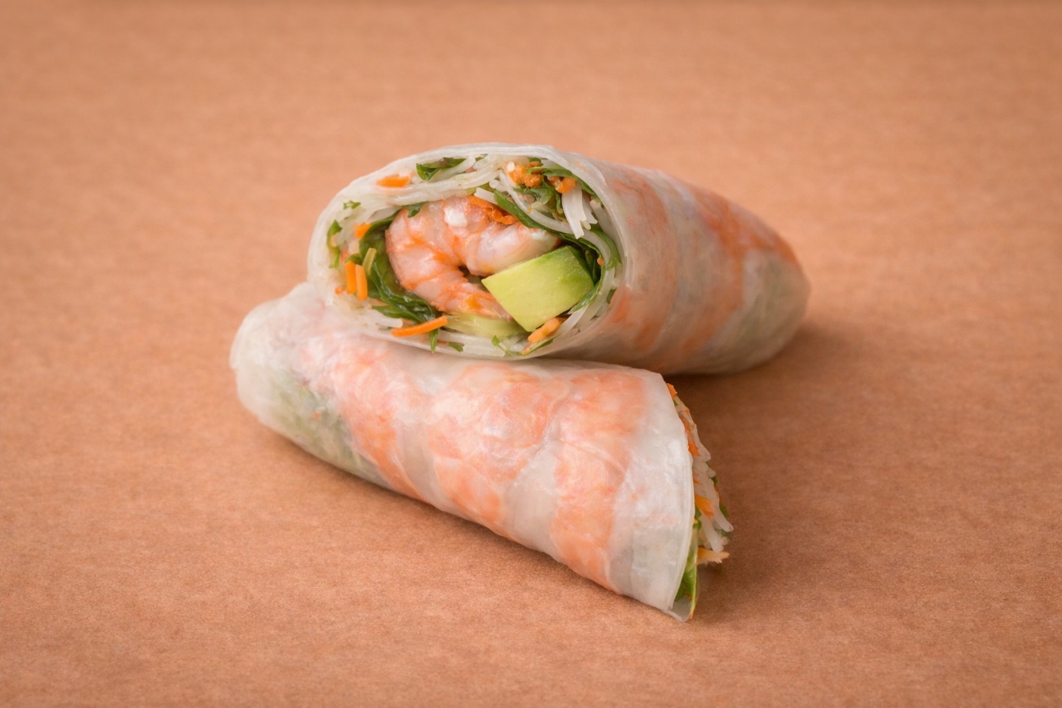 Rouleau de printemps Crevette avocat