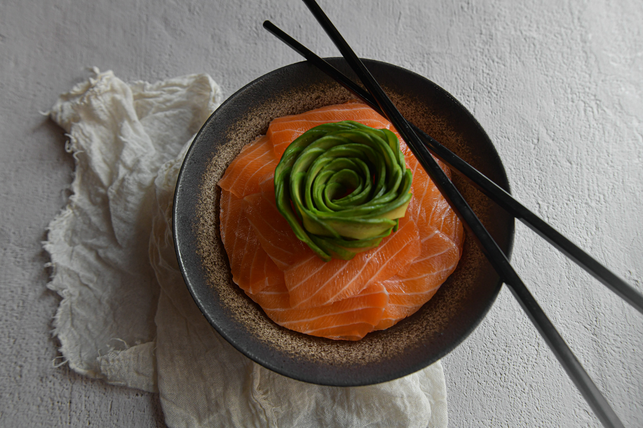 Chirashi Saumon avocat 🥢🐟🥑🍚
