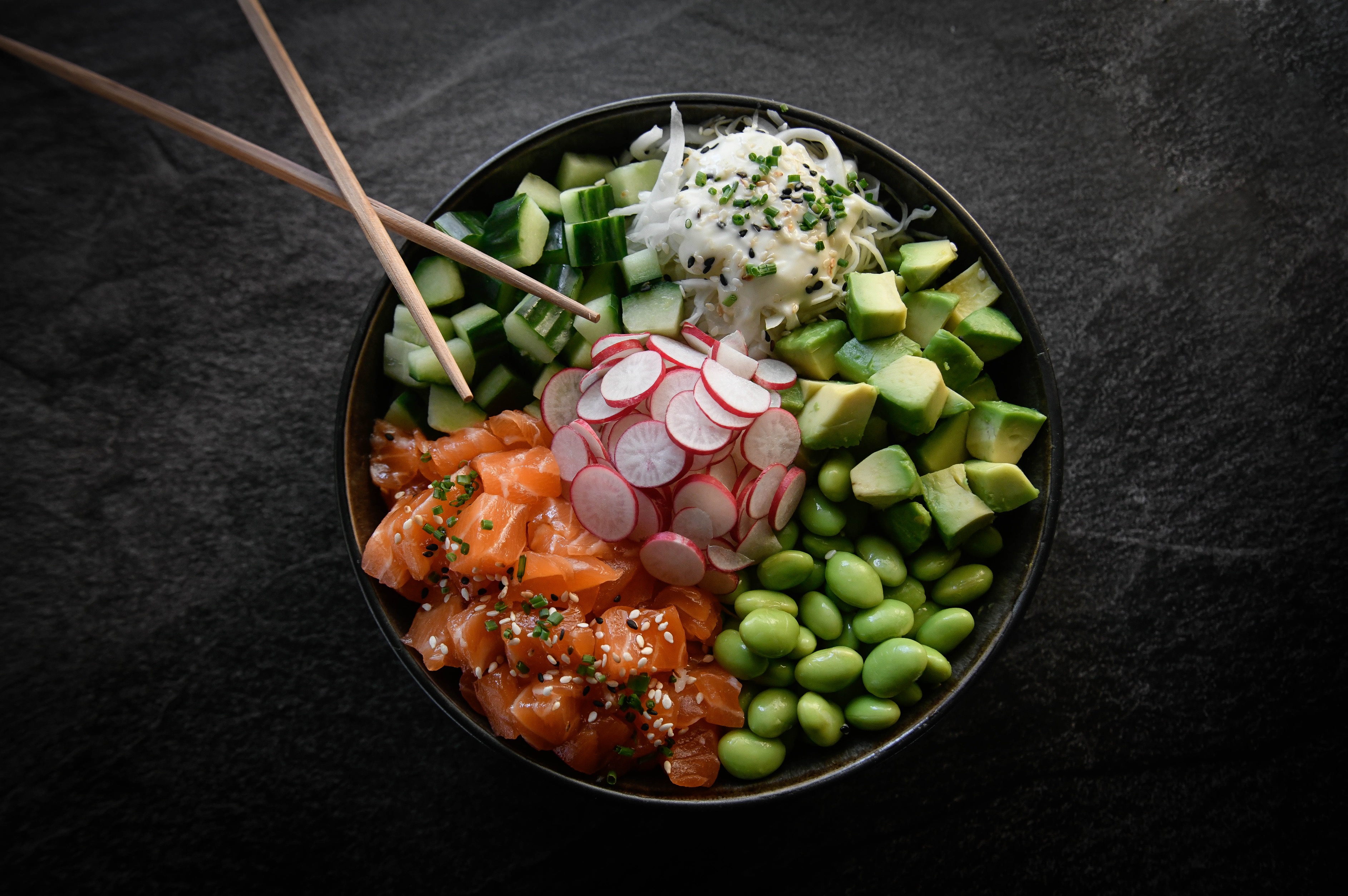 Poke Salmon Lunch
