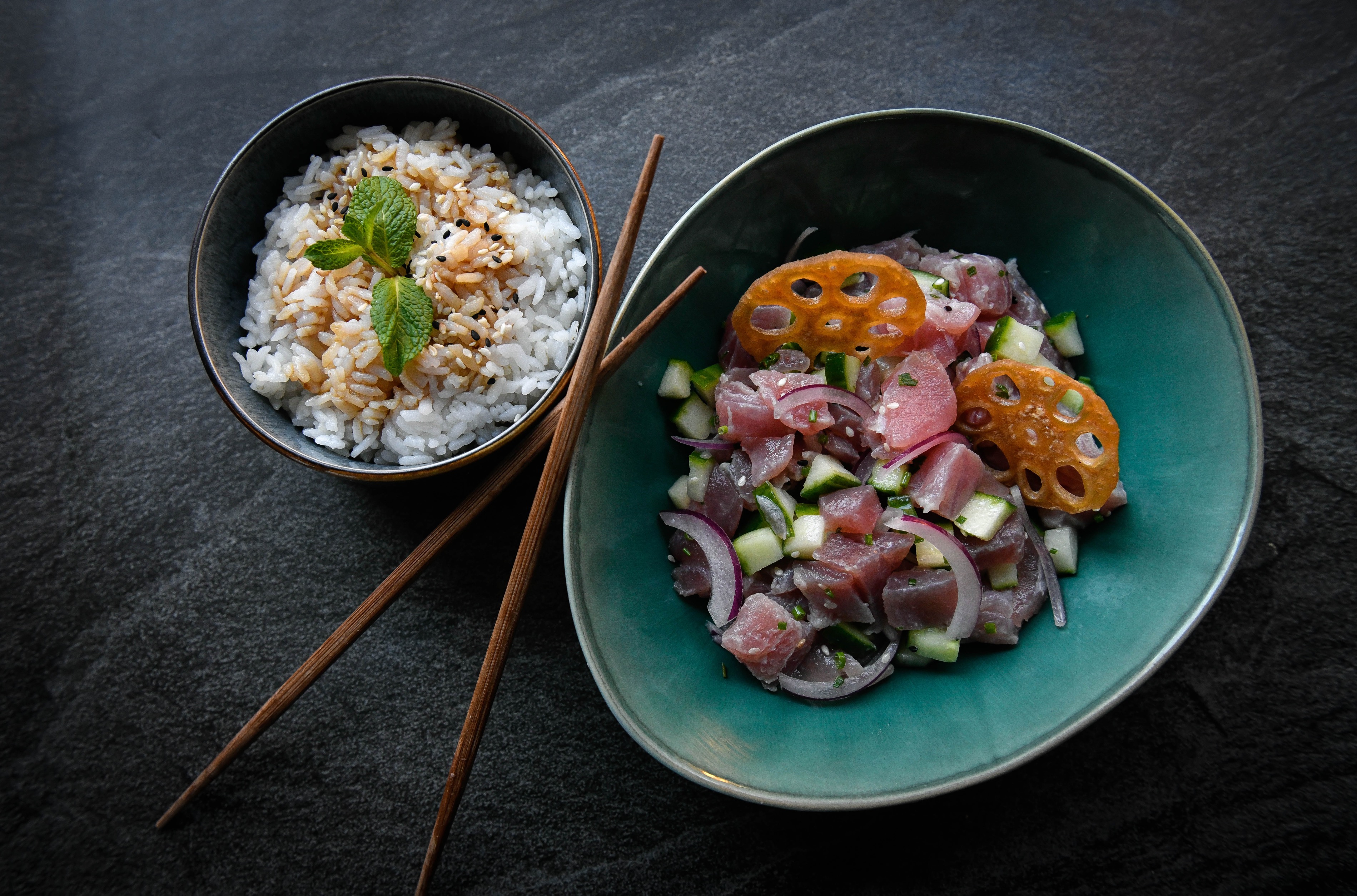 Ceviche Thon 🥢🐟🥒🍋🍚