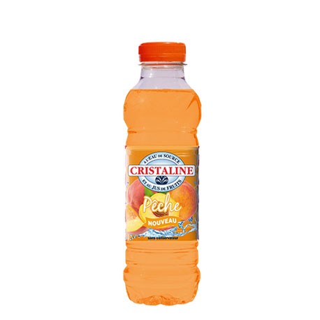 Cristaline pêche 50cl
