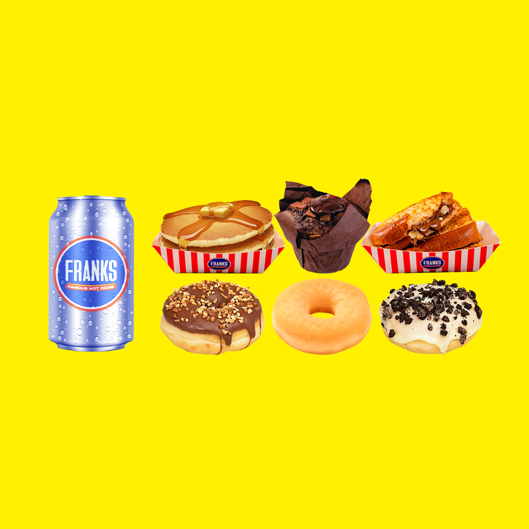 Formule Franks Gourmand (1 Boisson + 1 Dessert)
