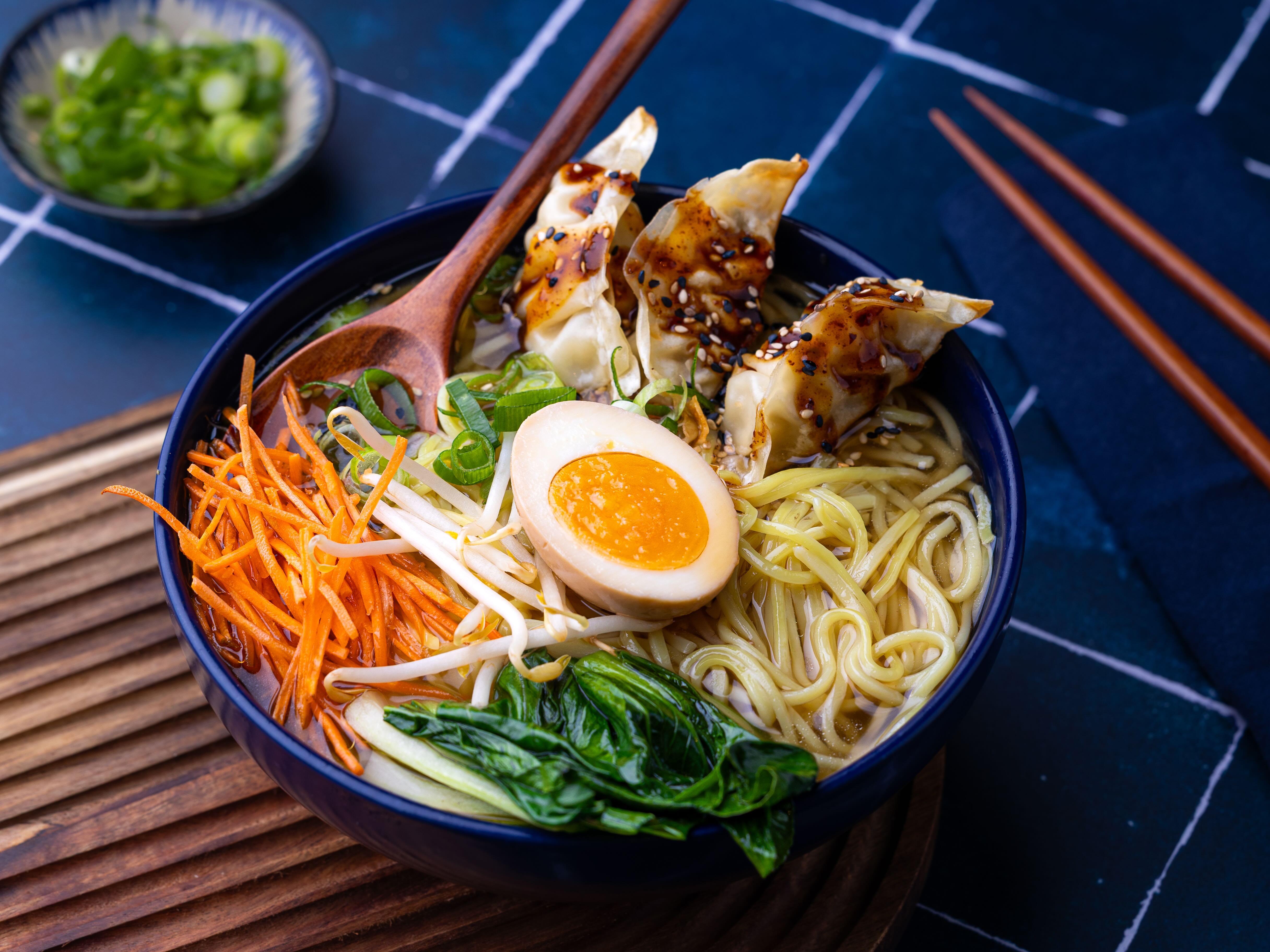 Ramen Gyoza Poulet