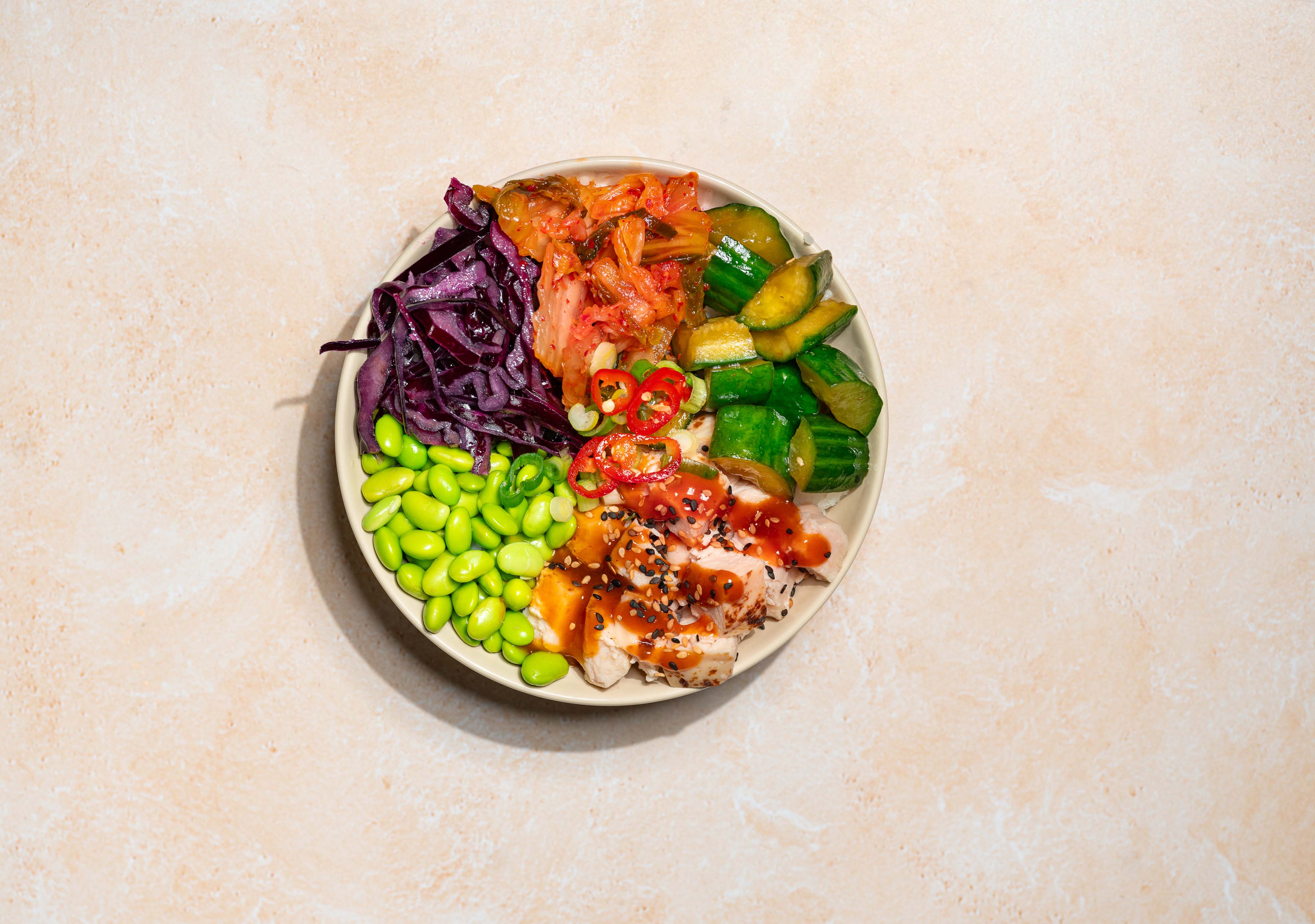 Poké Poulet BBQ Coréen 🌶