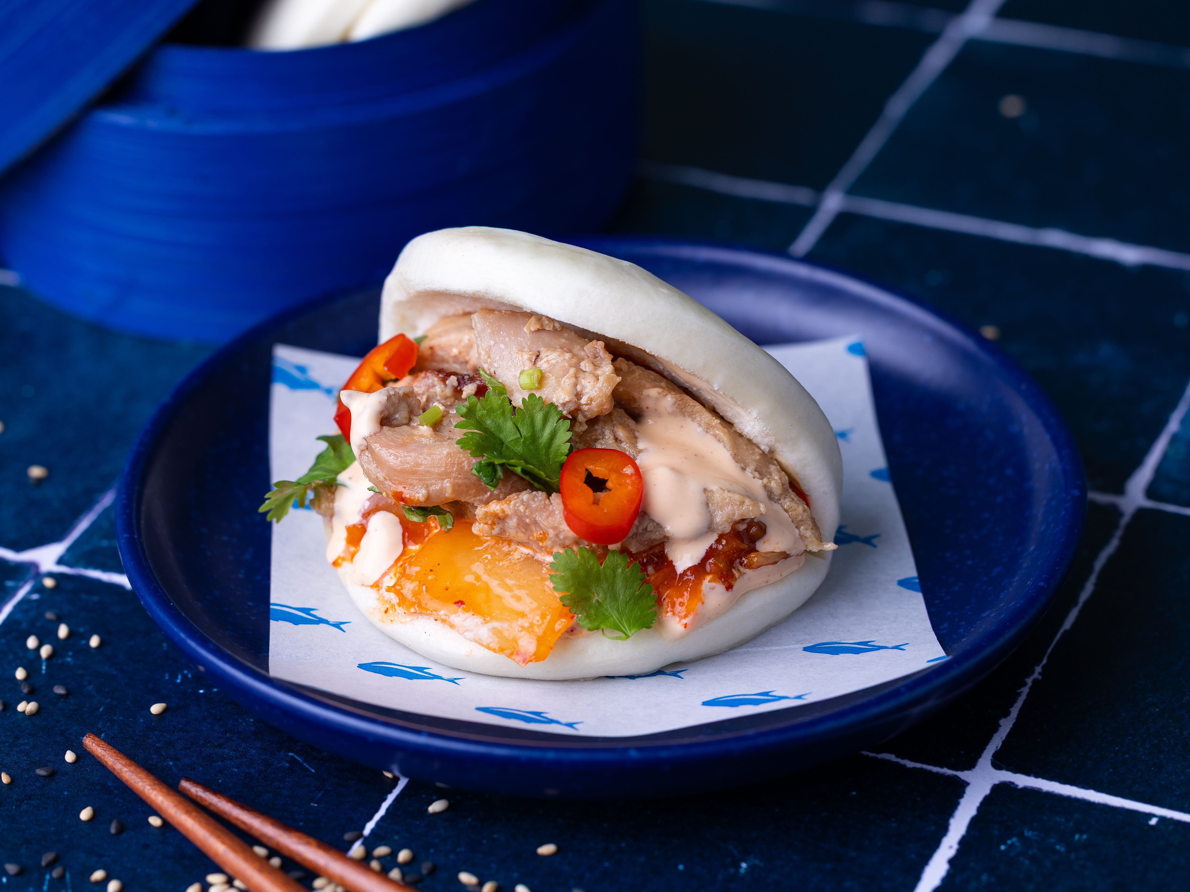 Gua Bao Poulet BBQ Coréen.