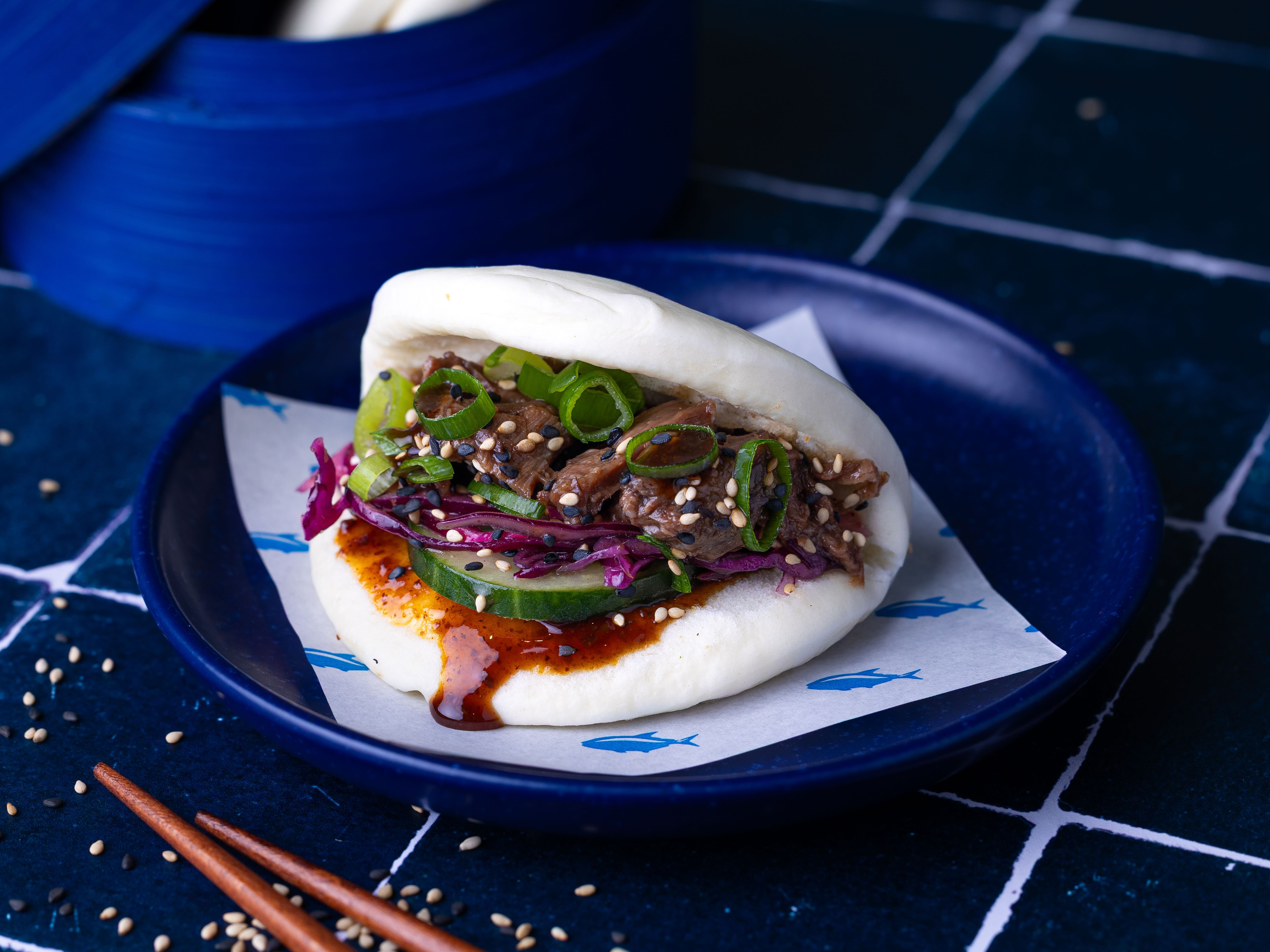 Gua Bao Bœuf effiloché.