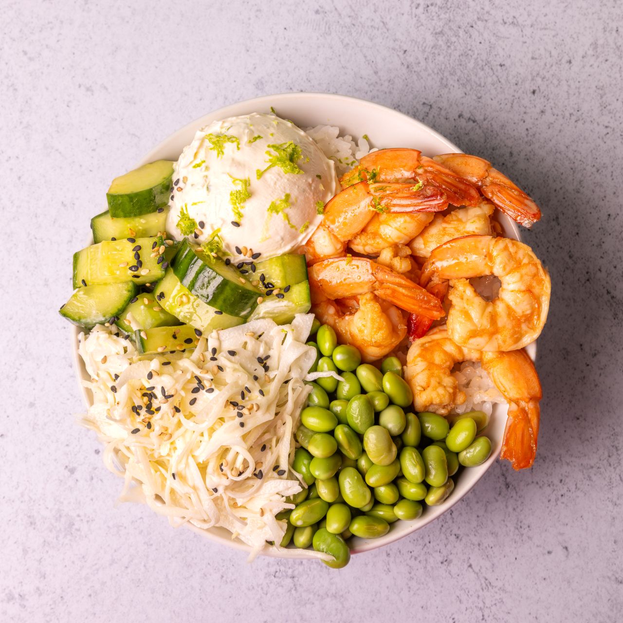 Poké Crevettes Wasabi