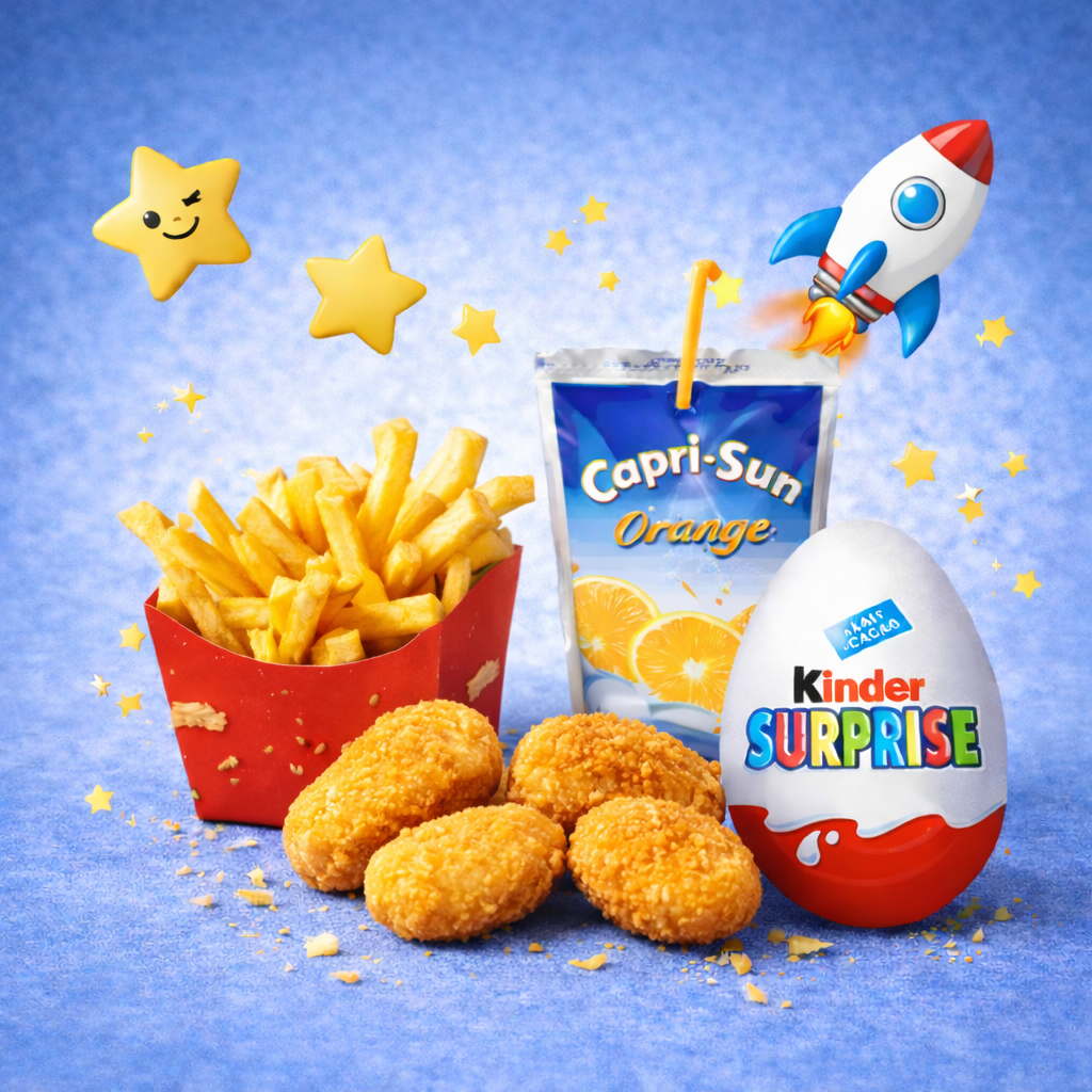 🍔🐔 Menu Kids / Nuggets ⭐ Best-Seller