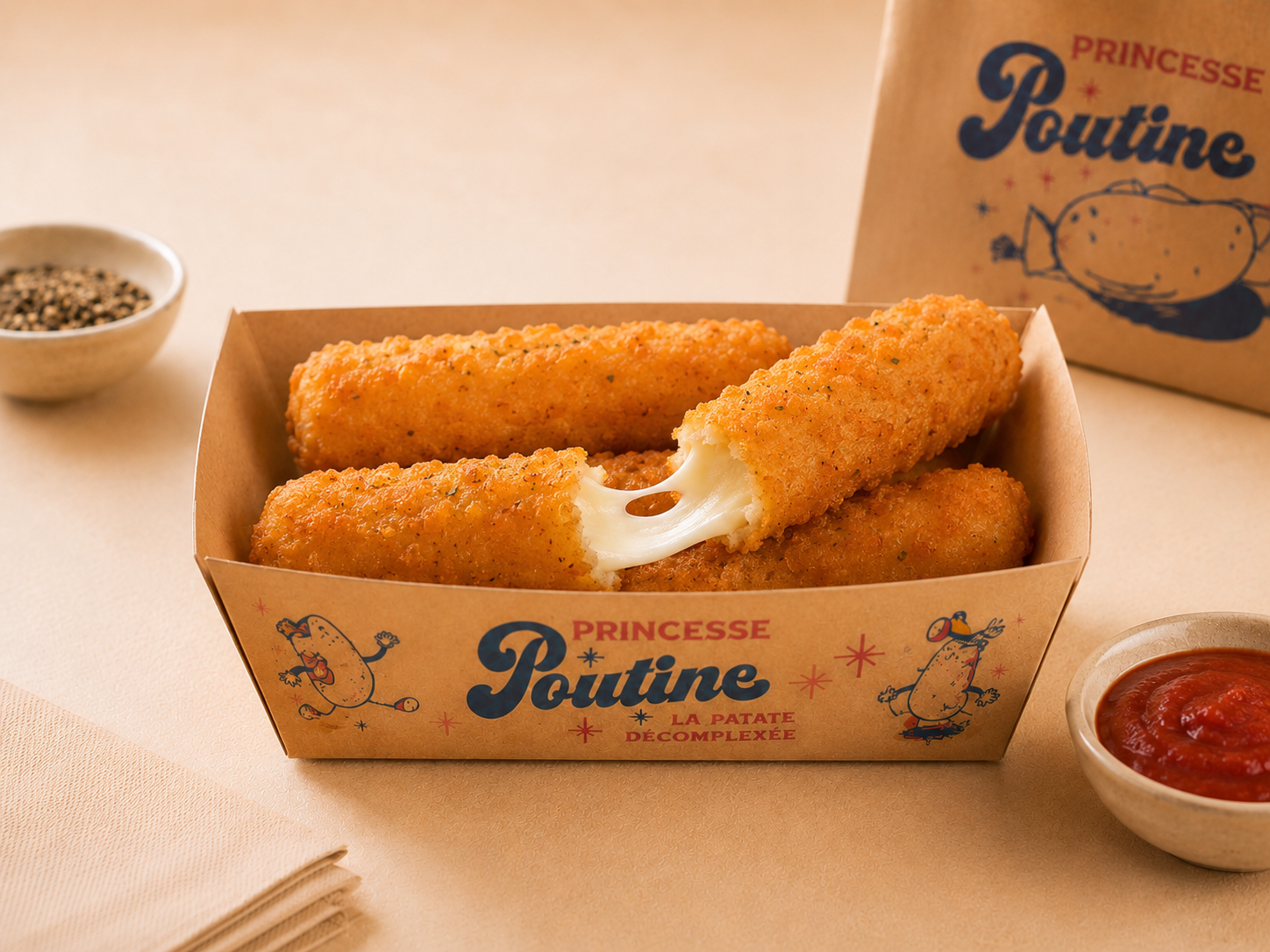 🧀 Mozzarella Sticks x4