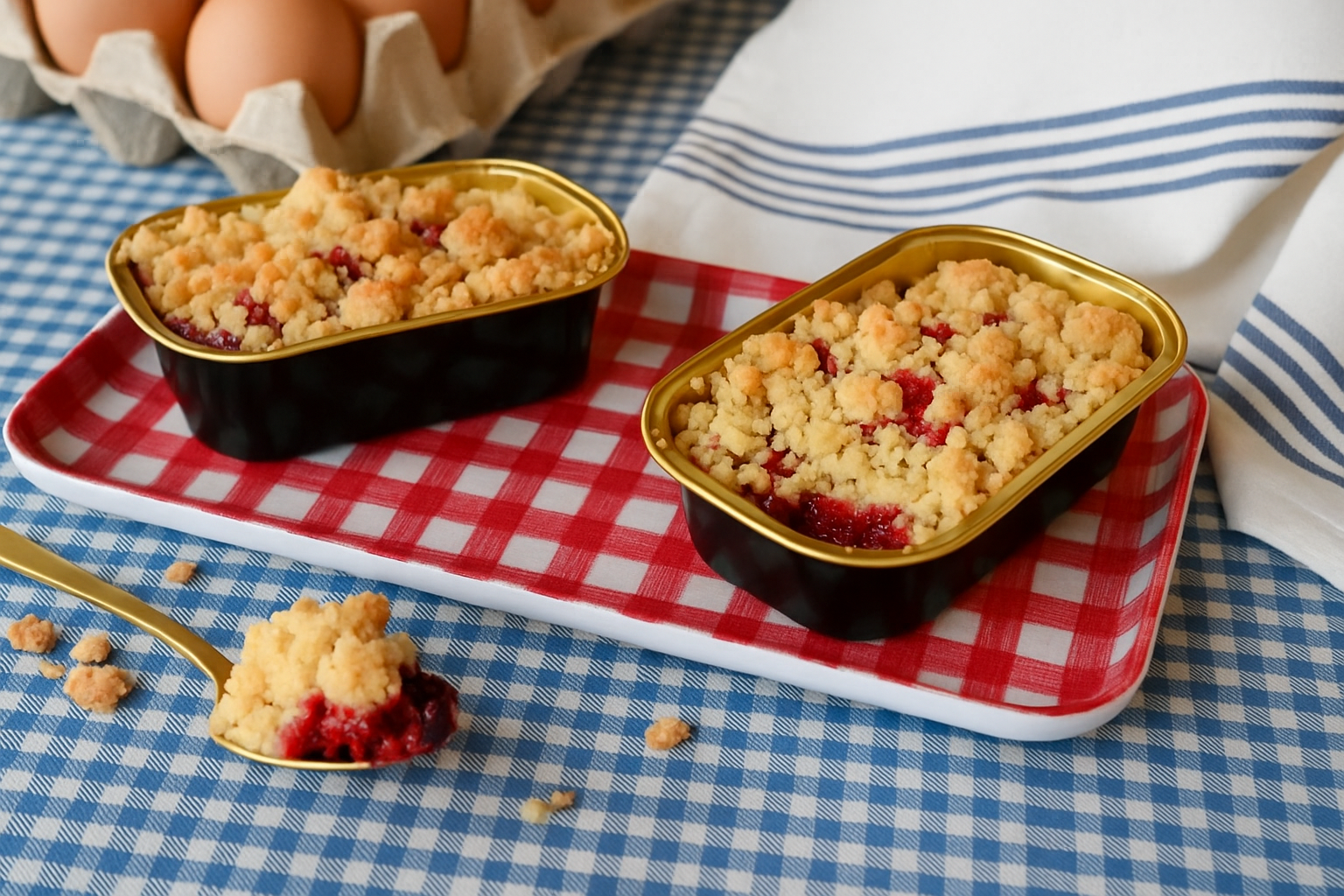 🍓 Crumble aux Fruits Rouges fait maison ❤️‍🔥