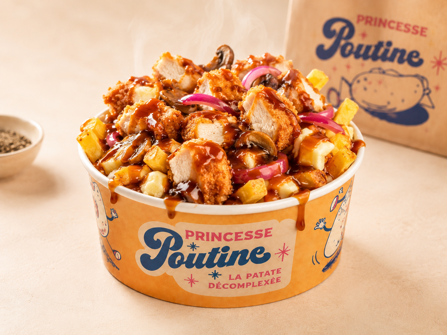 🥔 Poutine Poulette 🐔 🧀