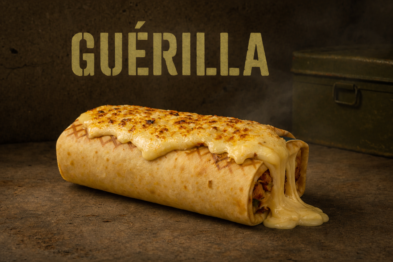 🌯 GUÉRILLA – Gratiné raclette 🧨