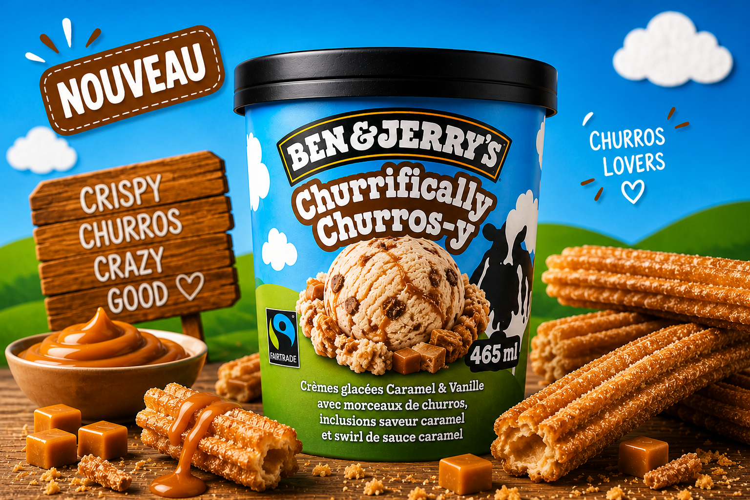 🔵 Churrifically Churros-y 🤎 - 465ml🍦
