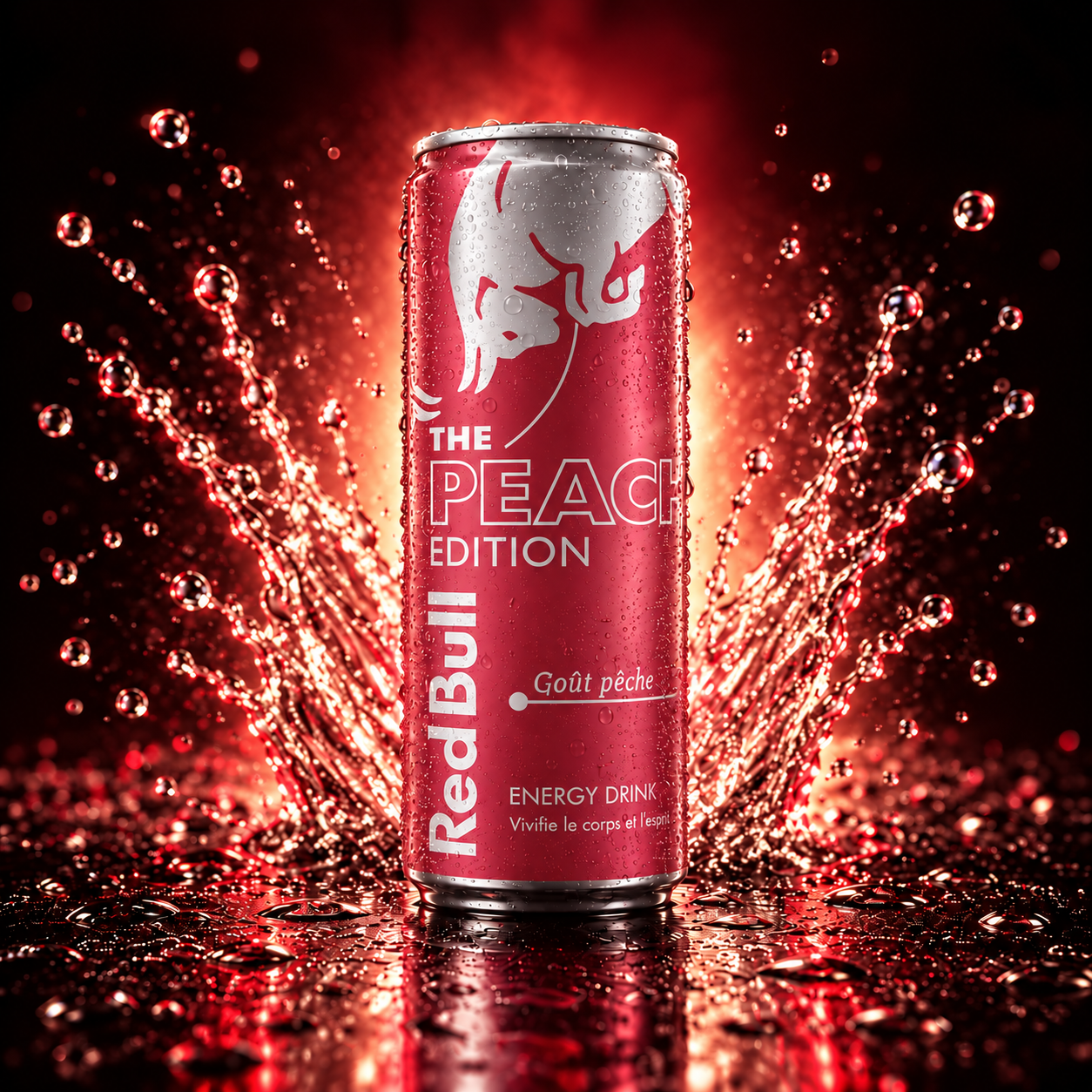 Red Bull Peach Edition – Pêche Blanche⚡