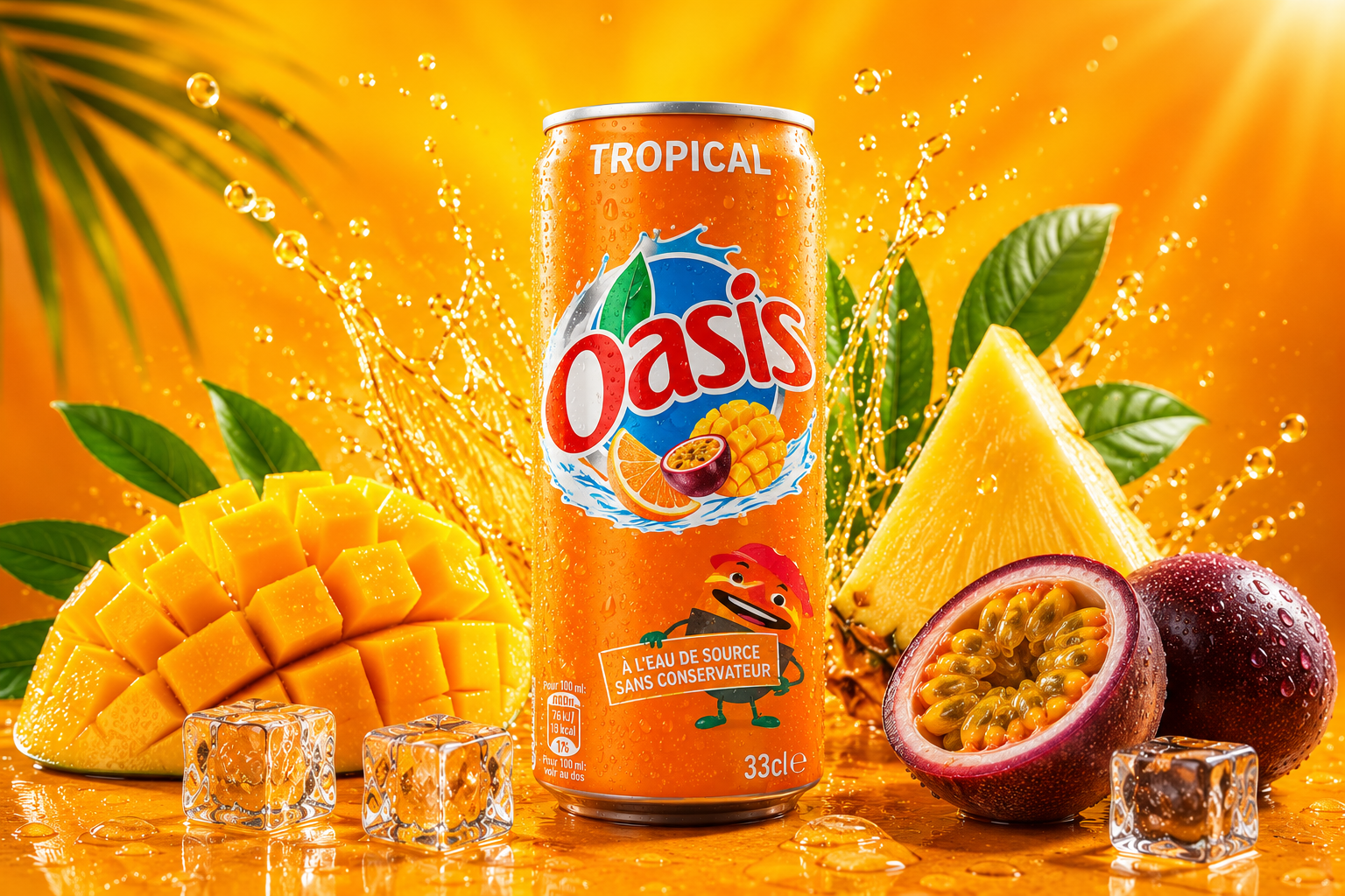 🥤 Oasis tropical 33cl