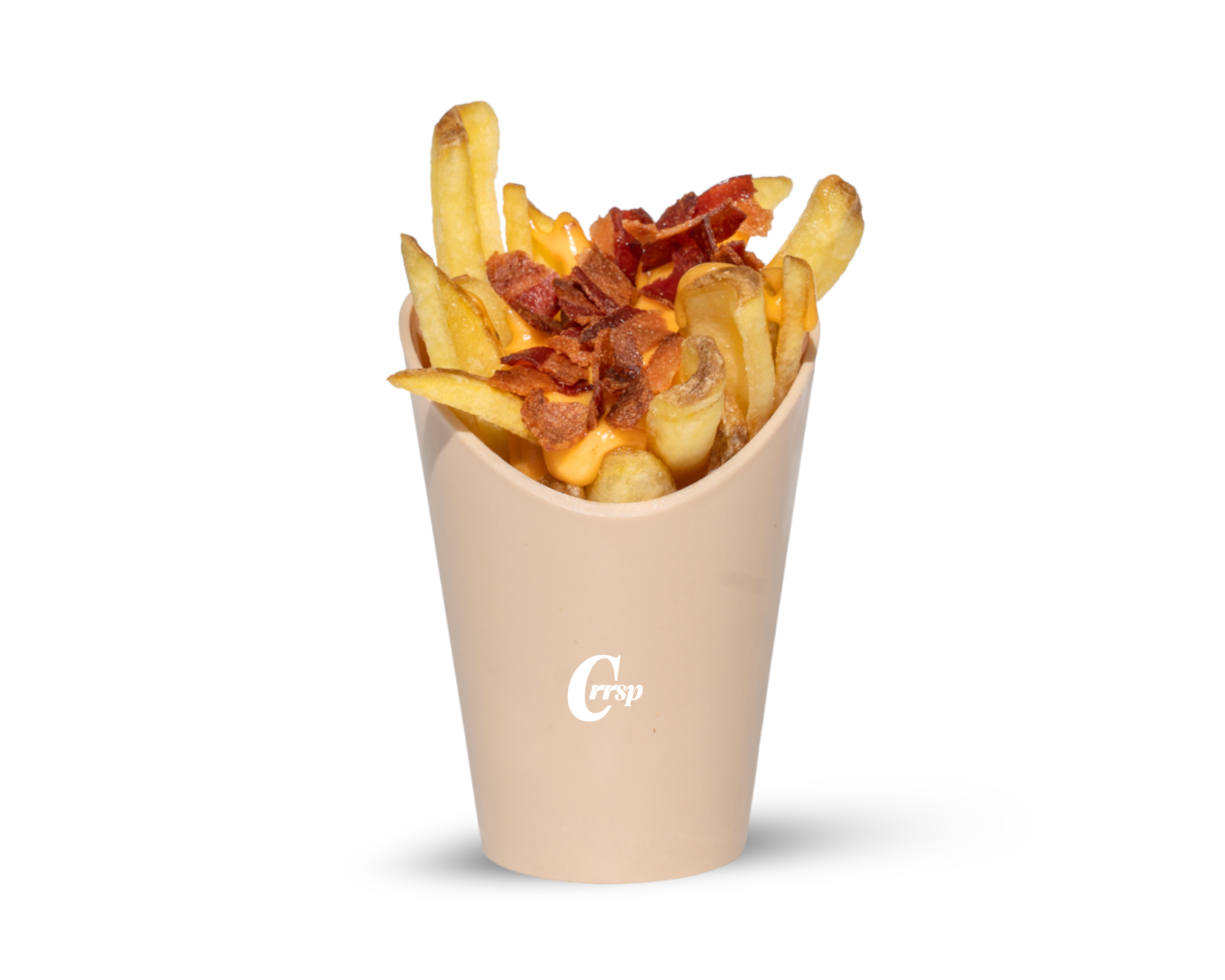 FRITES, CHEDDAR FONDANT & BACON