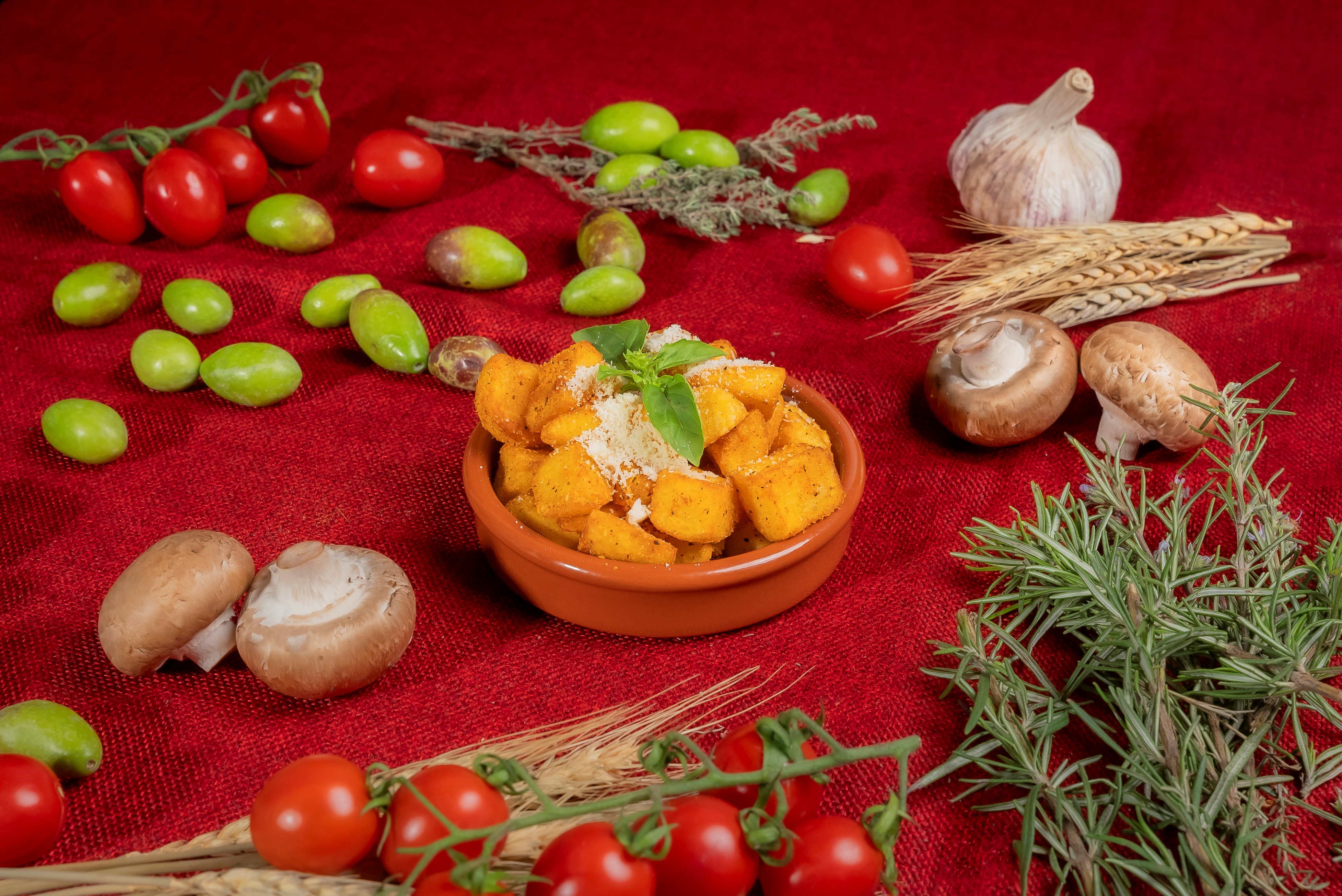 Spicchi di patate fritte
