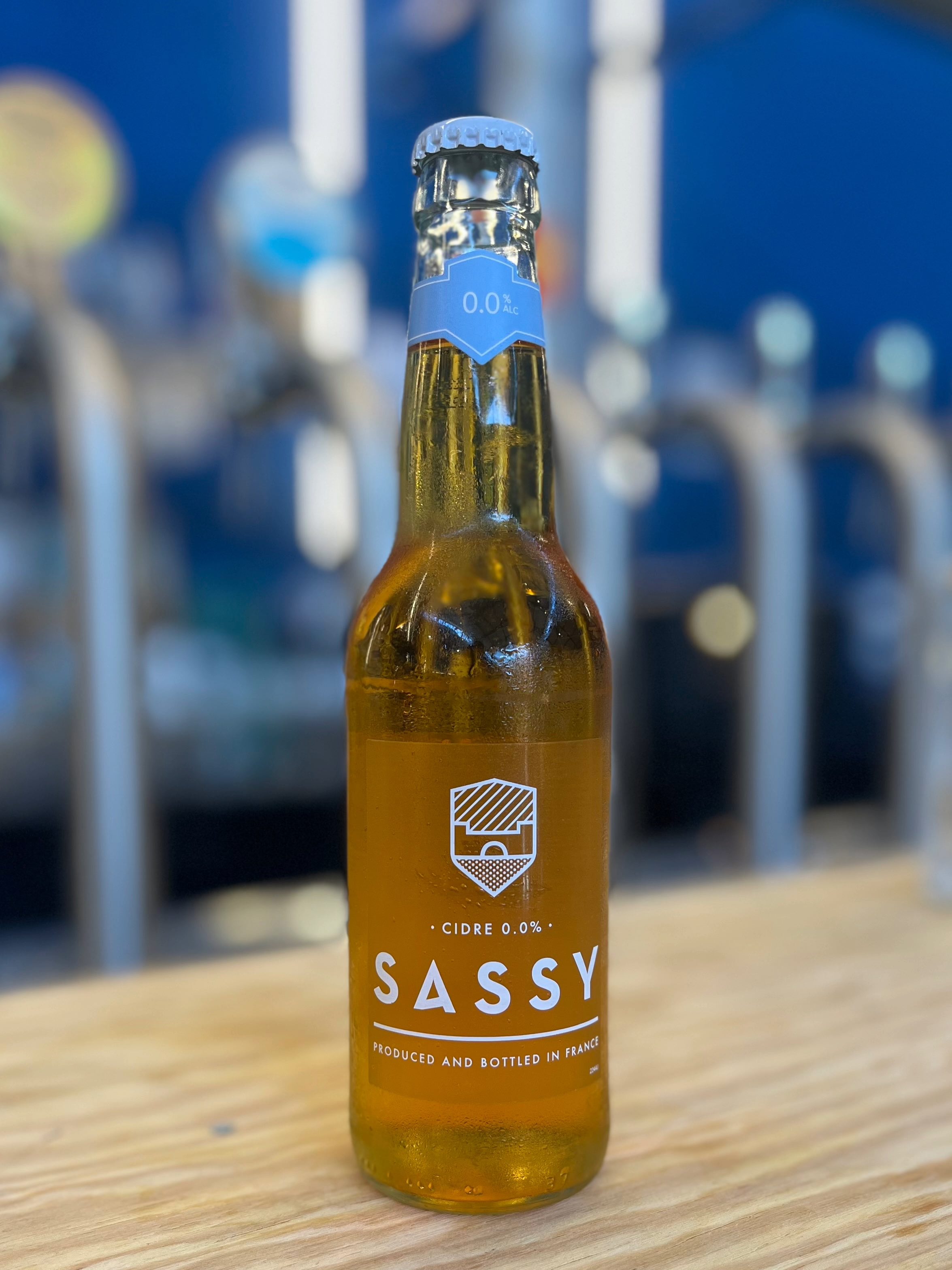 Cidre brut Sassy sans alcool