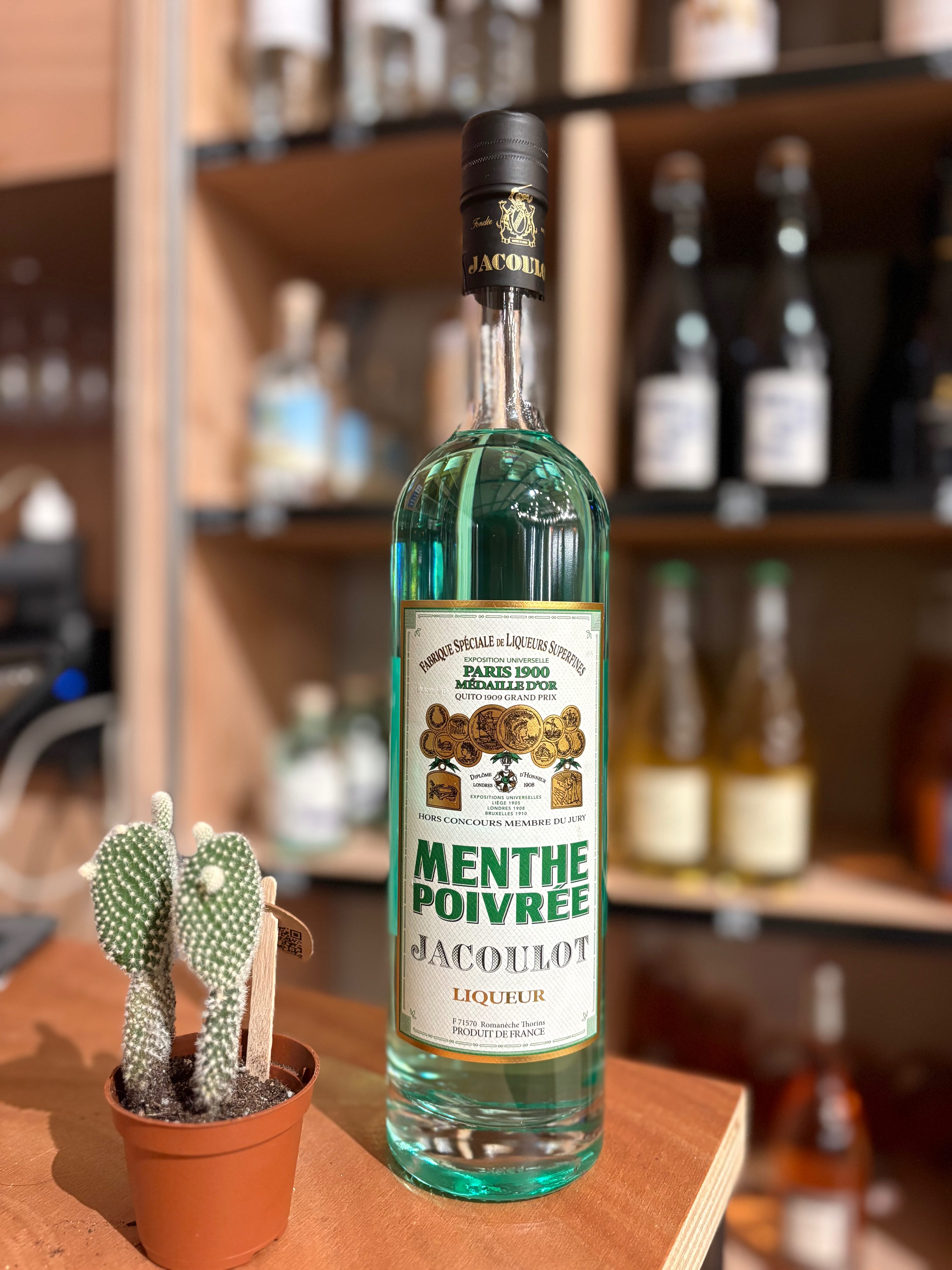 Liqueur de Menthe Poivrée - Jacoulot 70 Cl