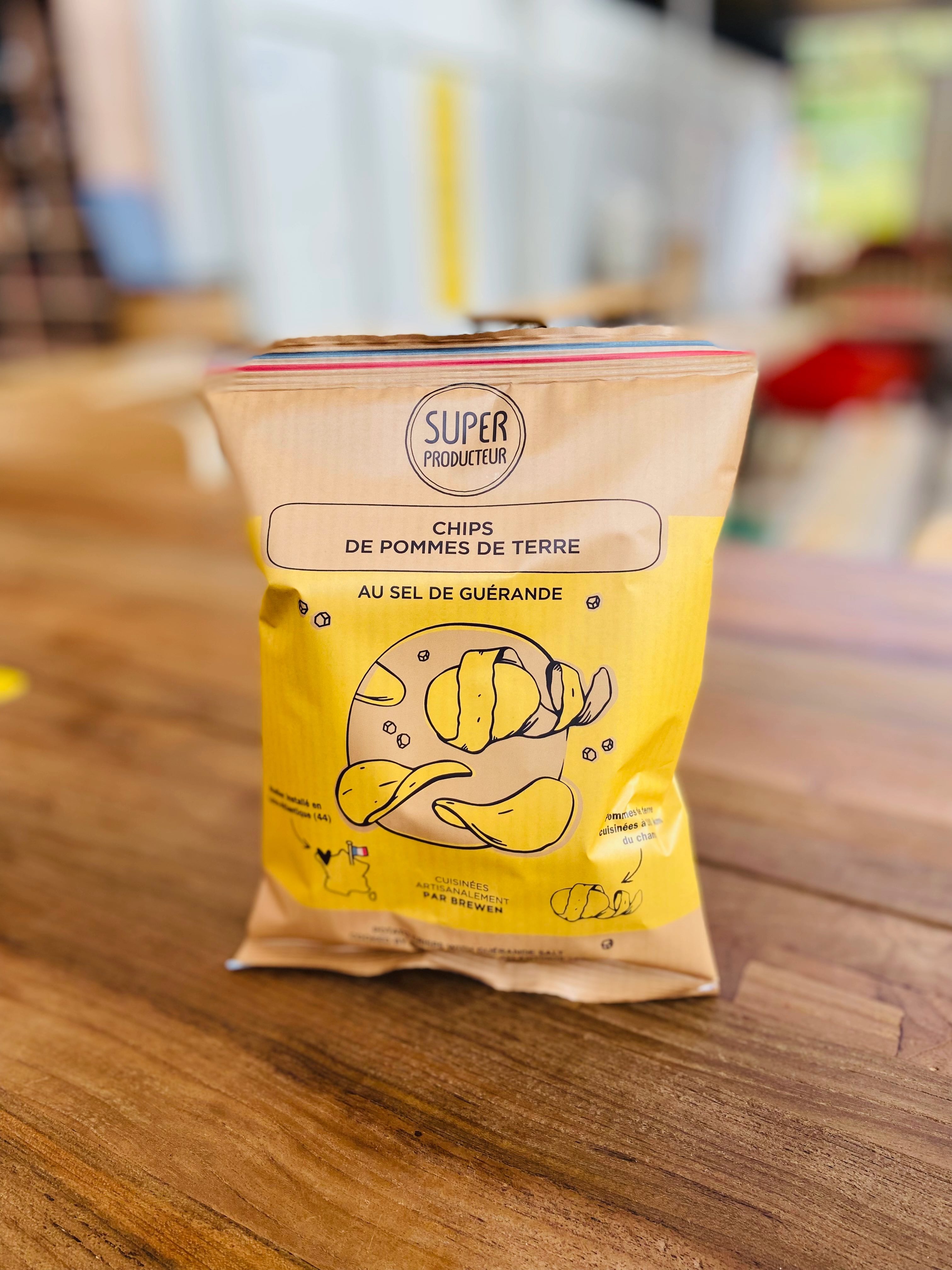 Chips de Pomme de Terre au Sel de Guérande 45g
