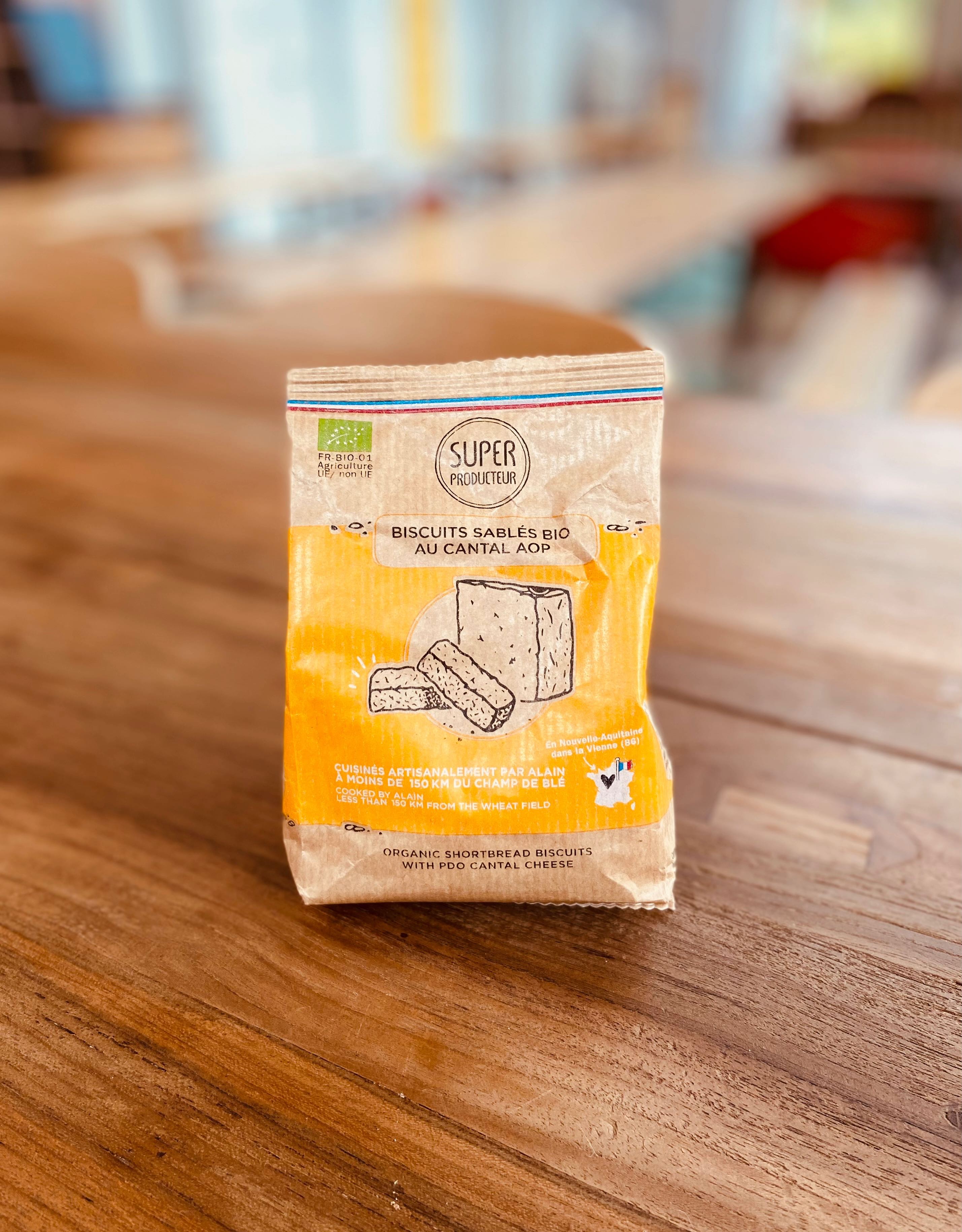 Biscuits Sablés Bio au Cantal AOP 100g