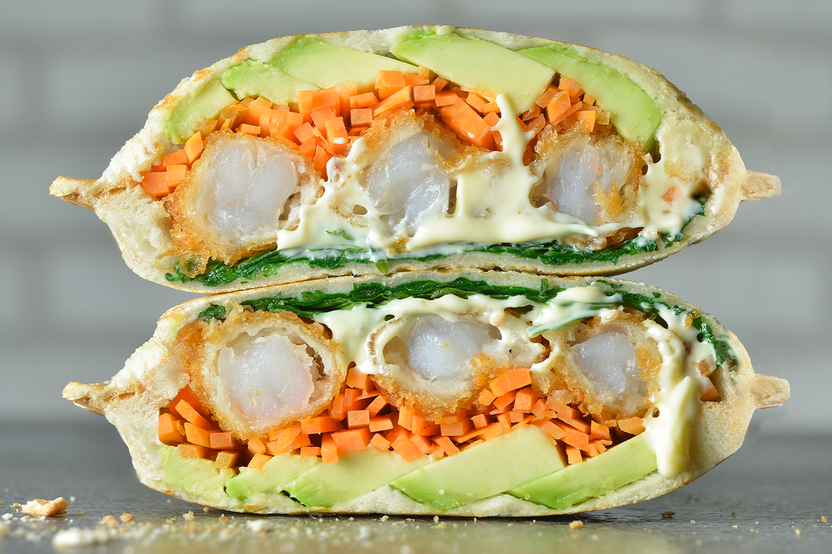 SANDO CHO CREVETTES TEMPURA