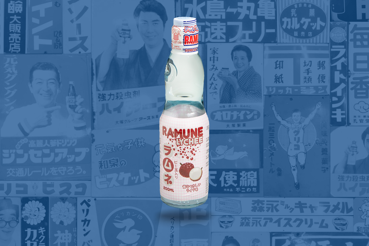 LIMONADE JAPONAISE RAMUNE LITCHI