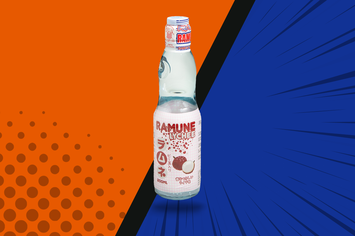 Limonade japonaise ramune litchi