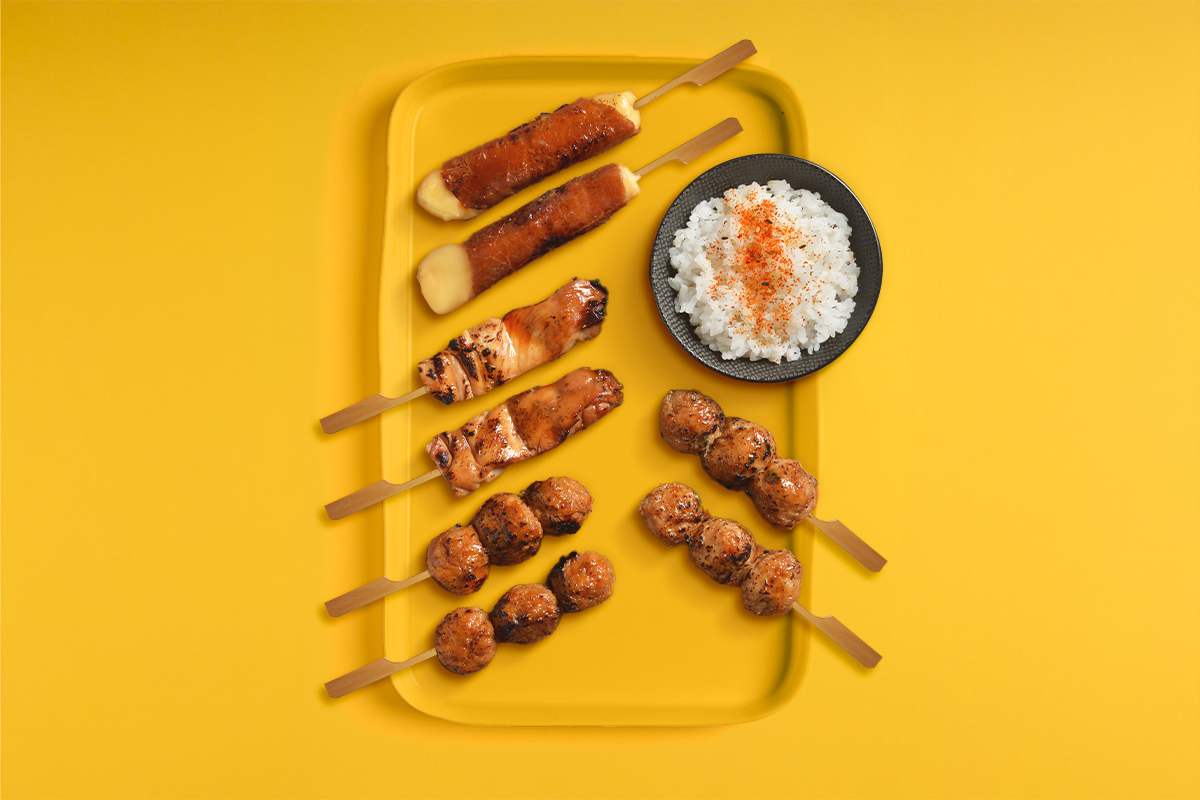 MENU YAKI MAXI - 5 BROCHETTES