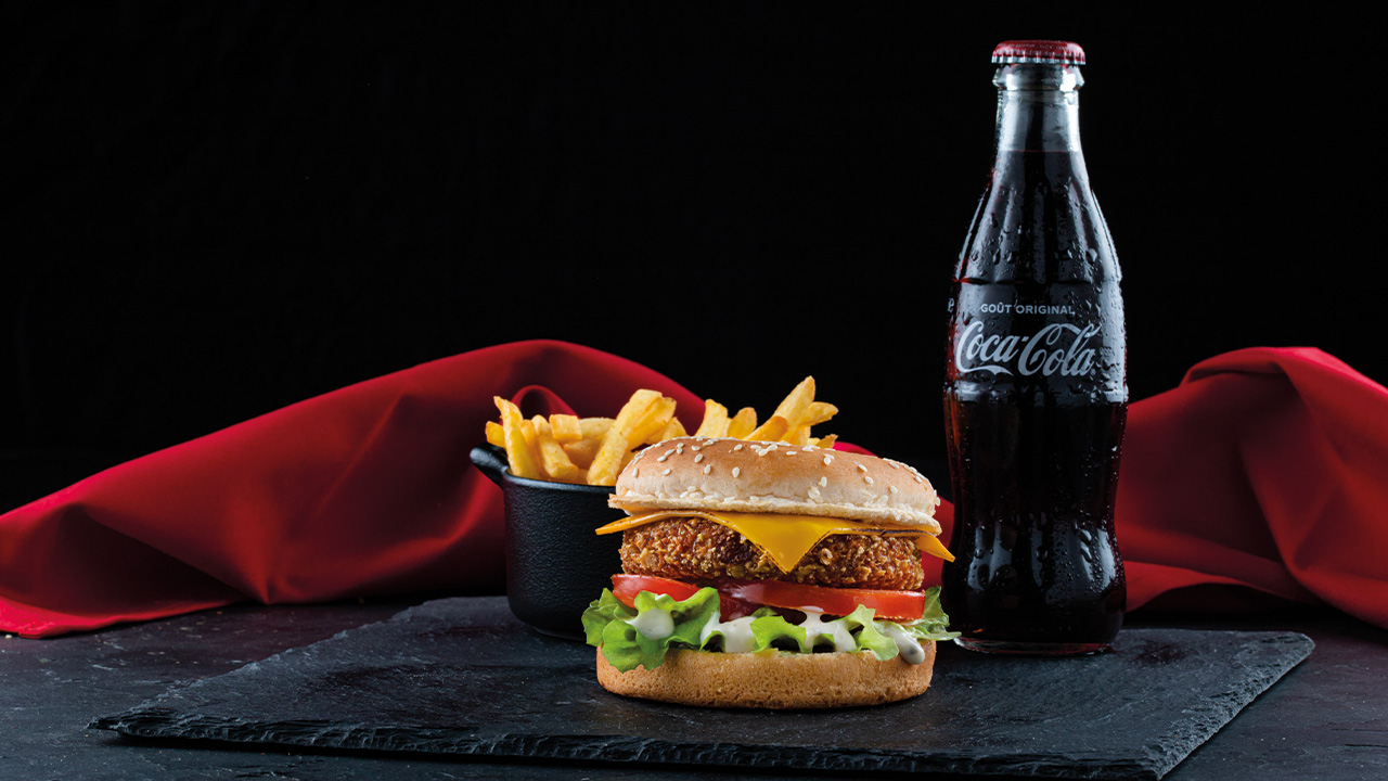LE MENU VEGGIE BURGER 🍟🥤