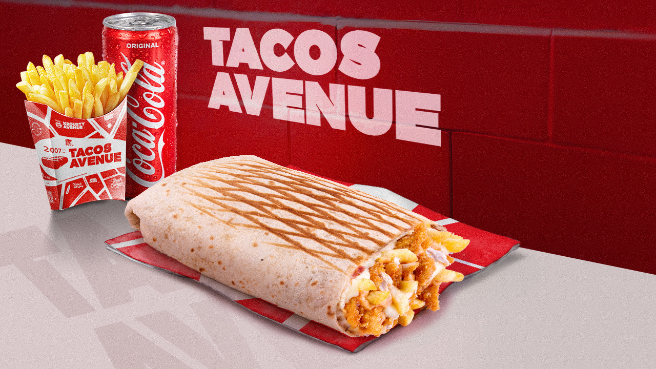 MENU DOUBLE TACOS Frite 🍟 Boisson🥤