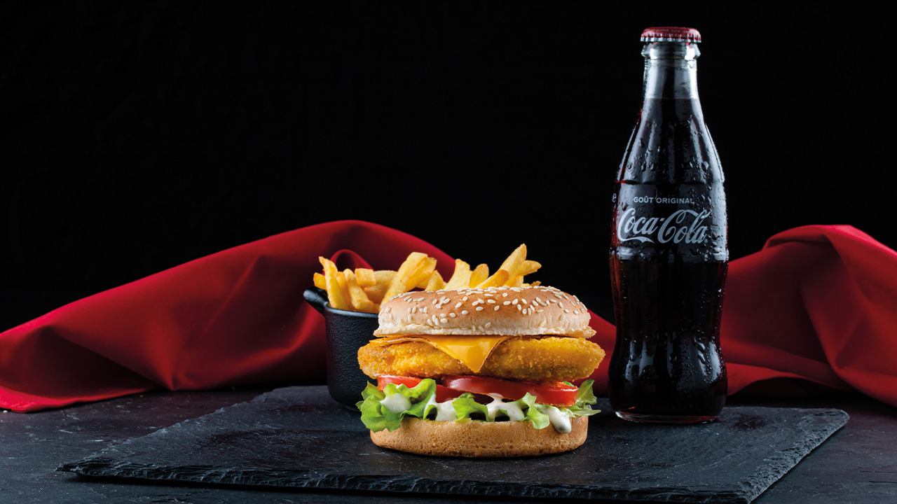 LE MENU CHICKEN BURGER 🍟🥤