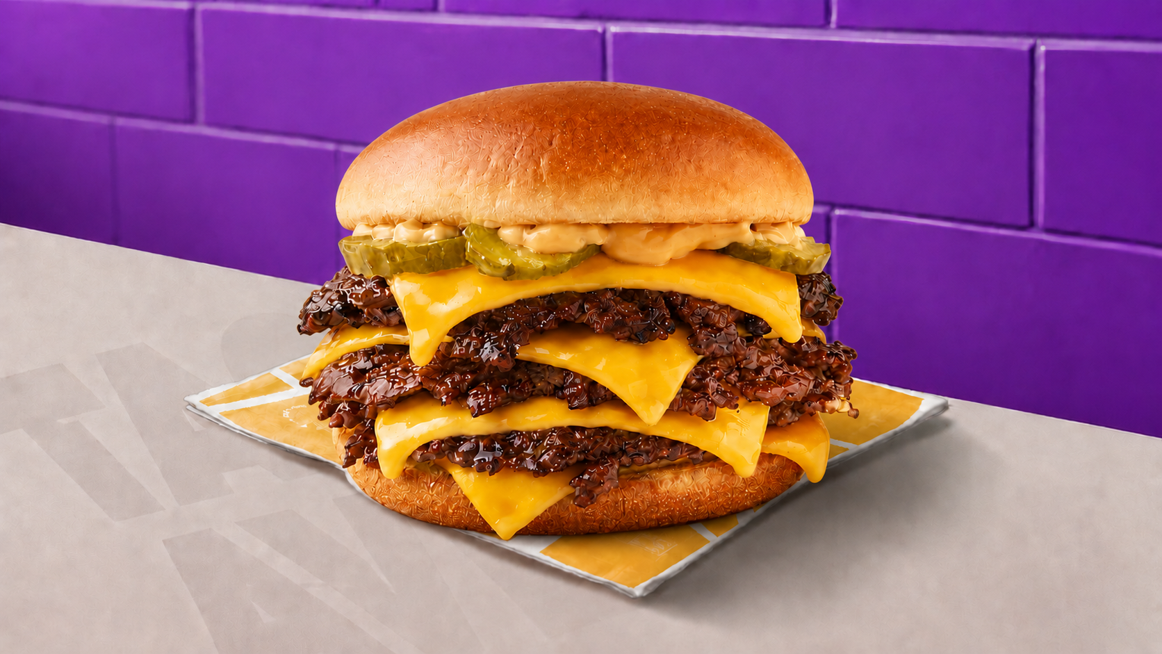TRIPLE SMASH 🤩🍔
