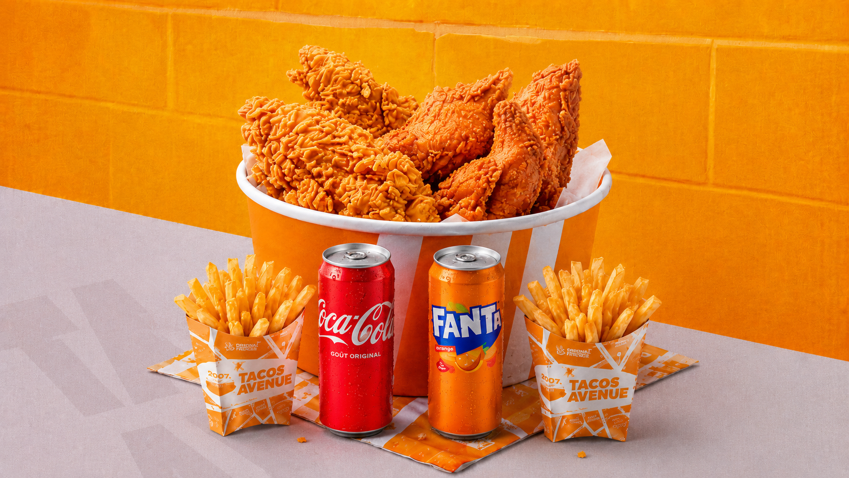 Family Bucket 5 Big Tenders + 5 Wings Spicy🍗🔥