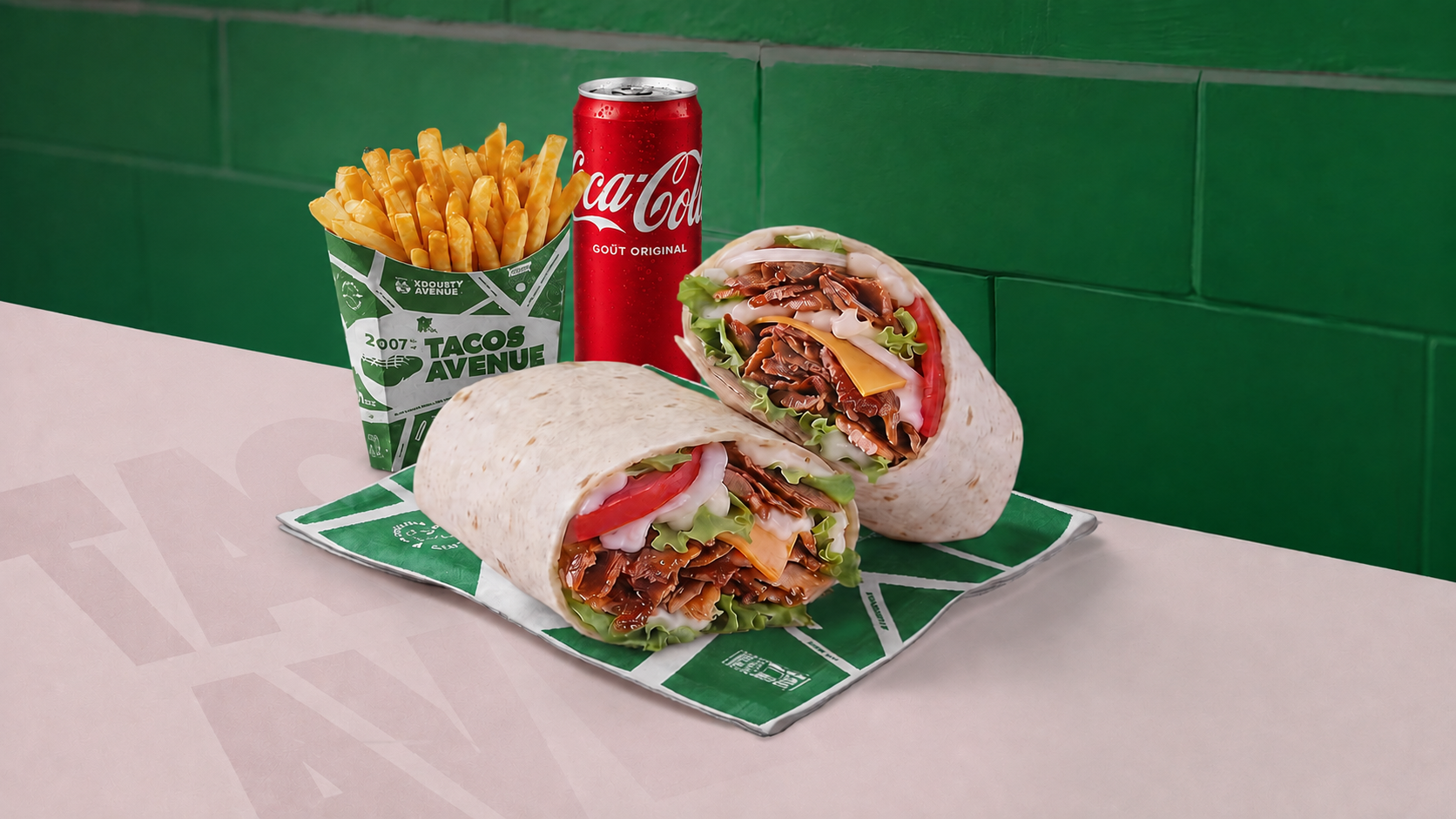 MENU WRAP KEBAB 🍟🥤